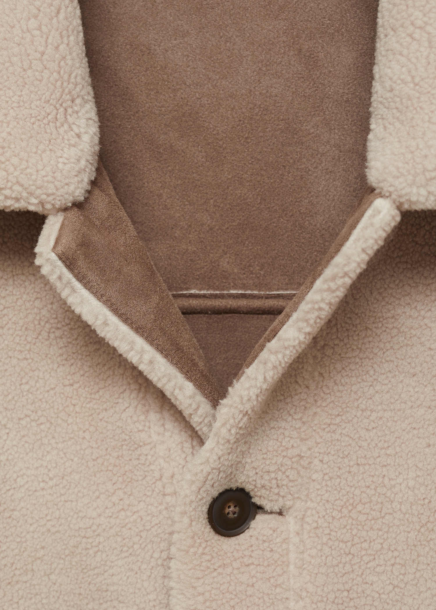 Veste moutonnée boutons regular-fit - Détail de l'article 8