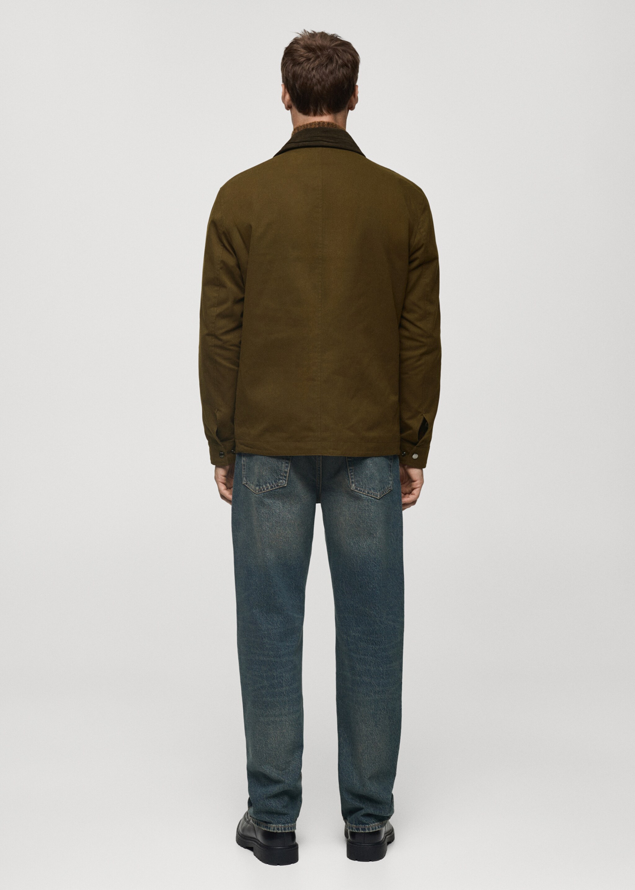 Water-repellent cotton jacket - Reverse of the article