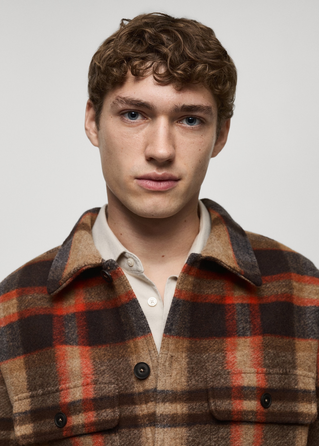 Sobrecamisa franela cuadros