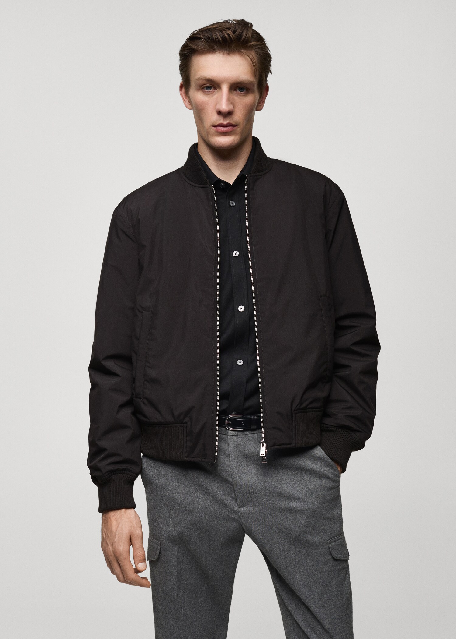 Bomber matelassé regular-fit - Plan moyen