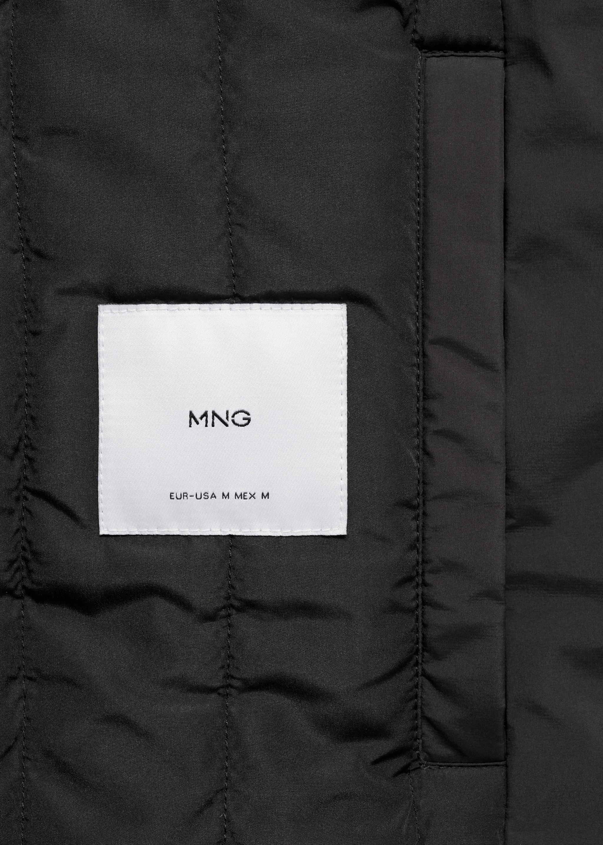 Regular fit quilted bomber - Details of the article 0