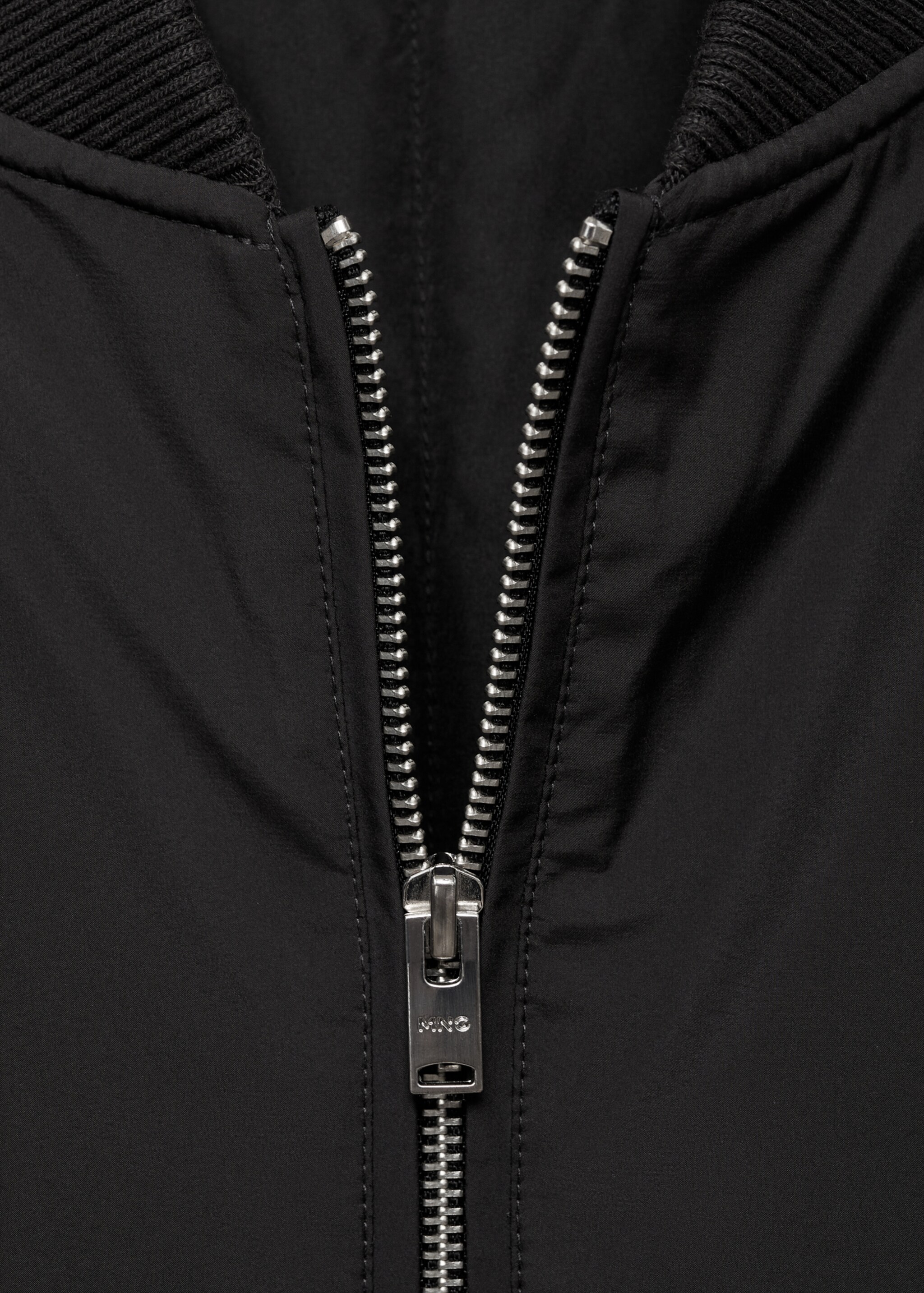 Regular fit quilted bomber - Details of the article 8
