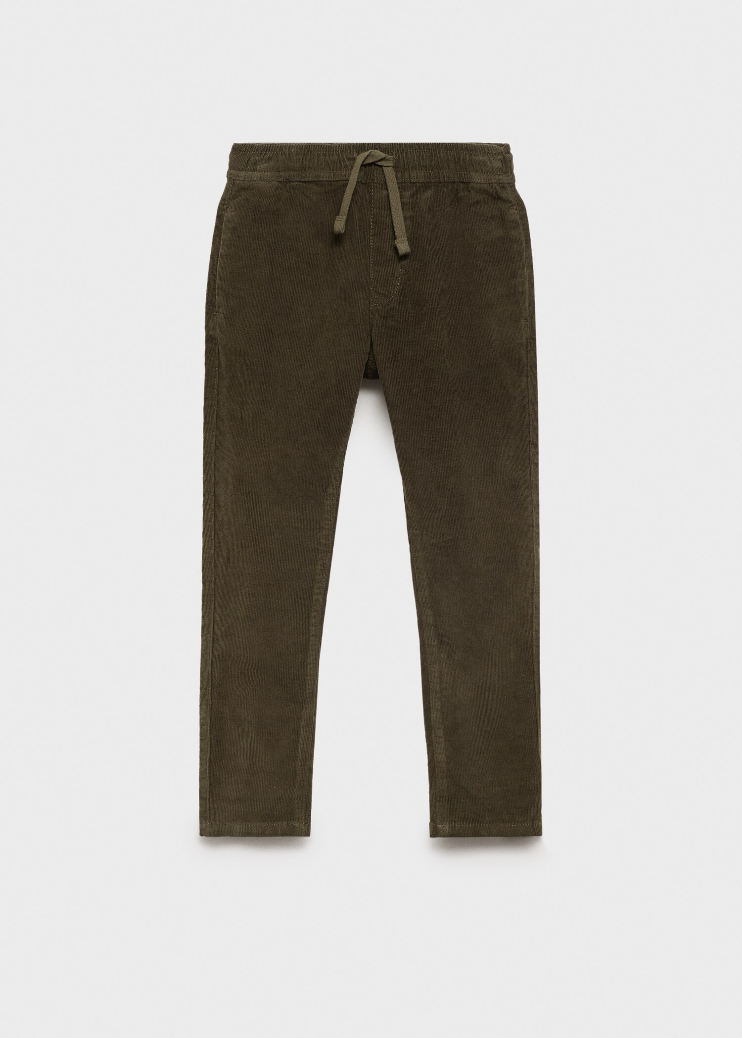 Pantalon velours côtelé taille élastique - Article sans modèle