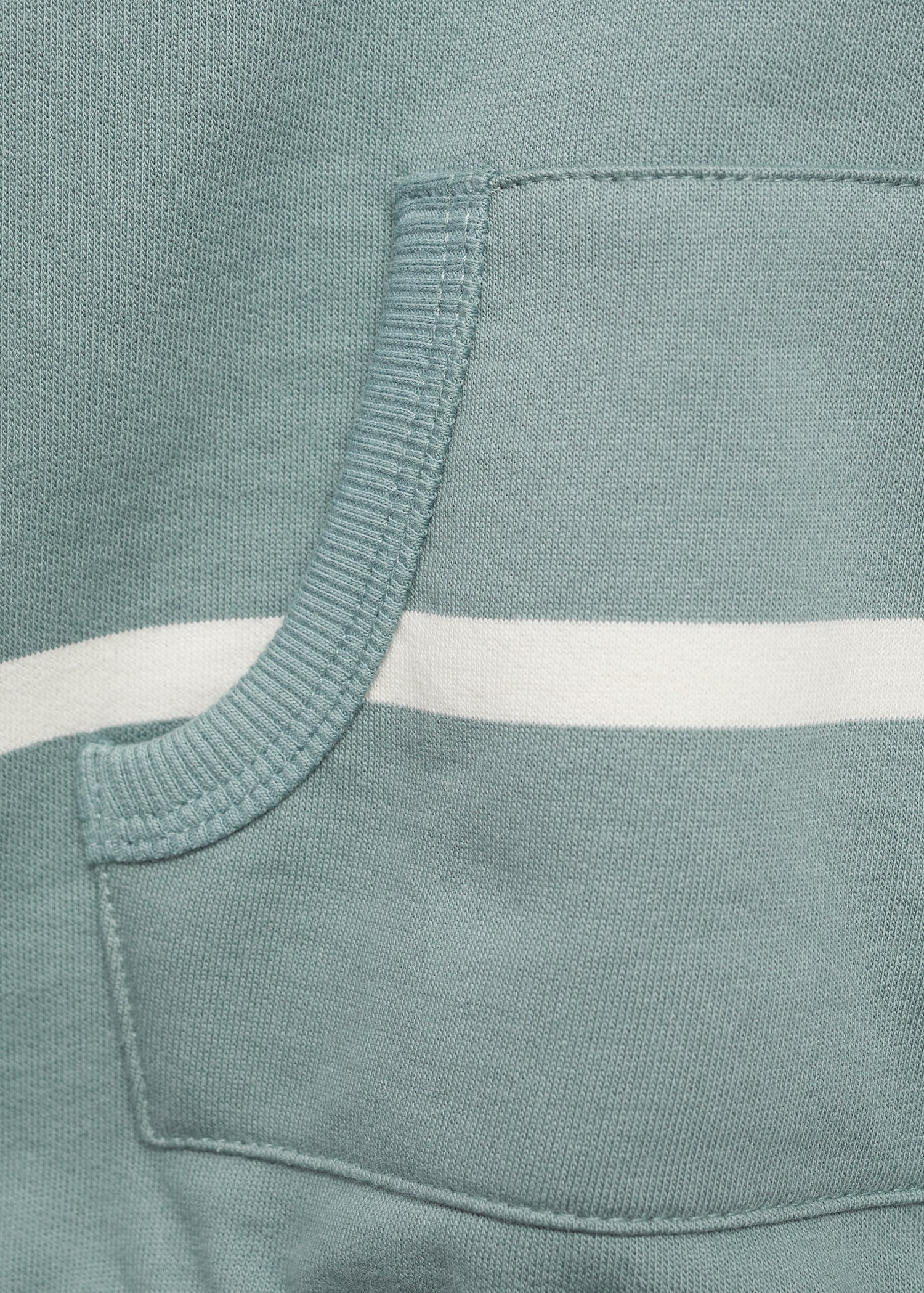 Striped hooded sweatshirt - Details of the article 8