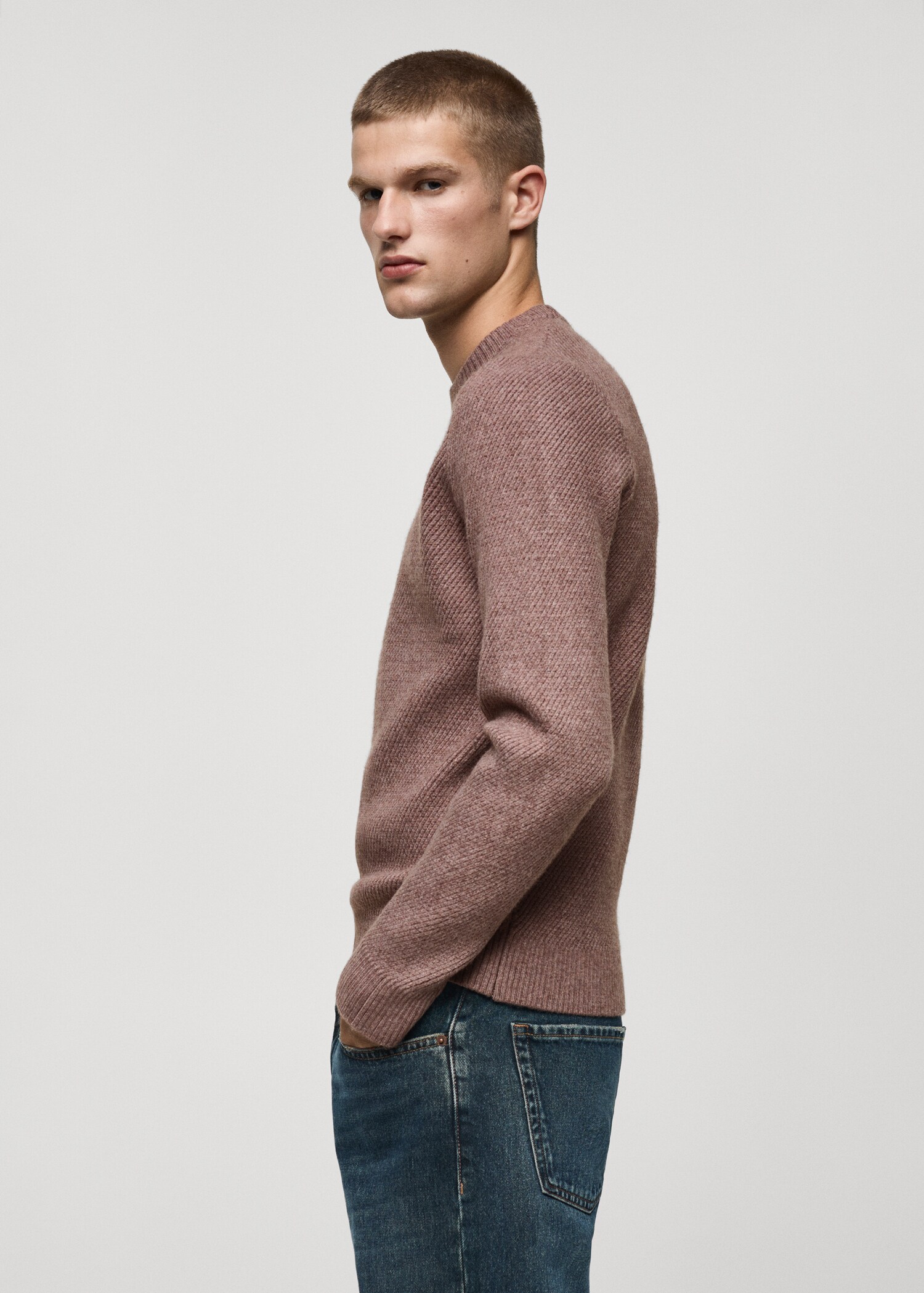 Regular-fit knitted sweater - Details of the article 2
