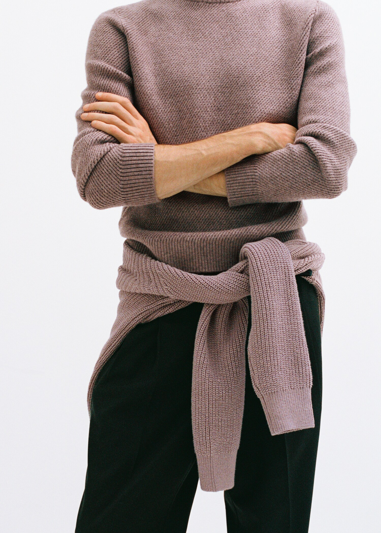 Regular-fit knitted sweater - Details of the article 3