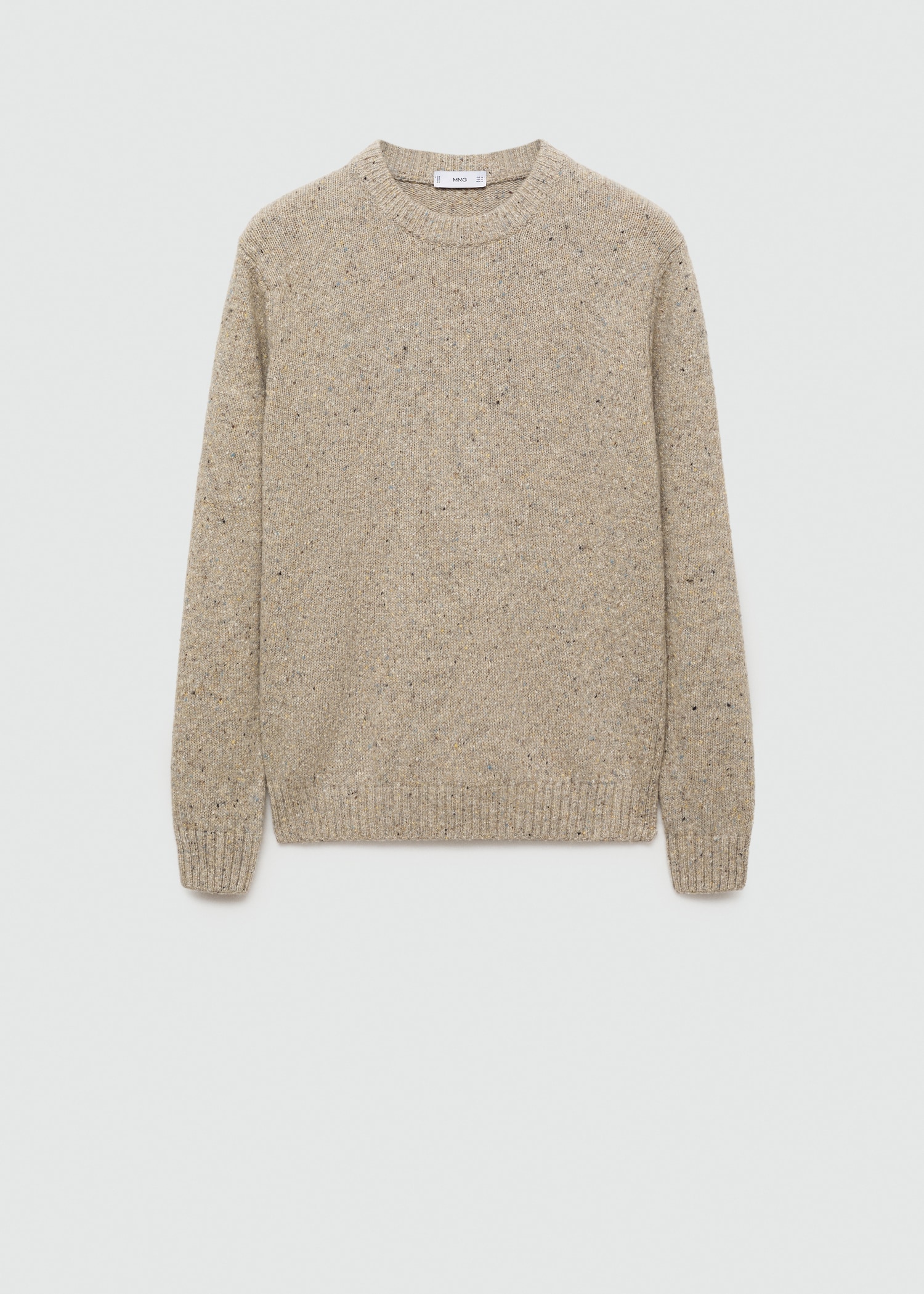 Pull-over maille laine chinée - Article sans modèle