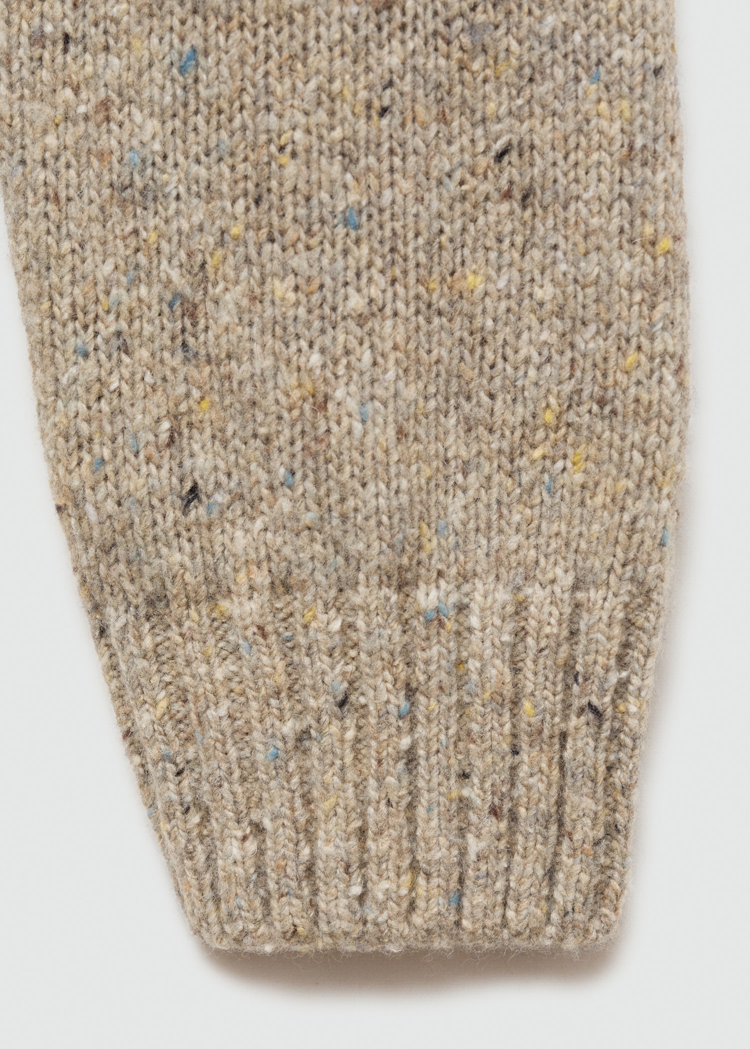 Pull-over maille laine chinée - Détail de l'article 0