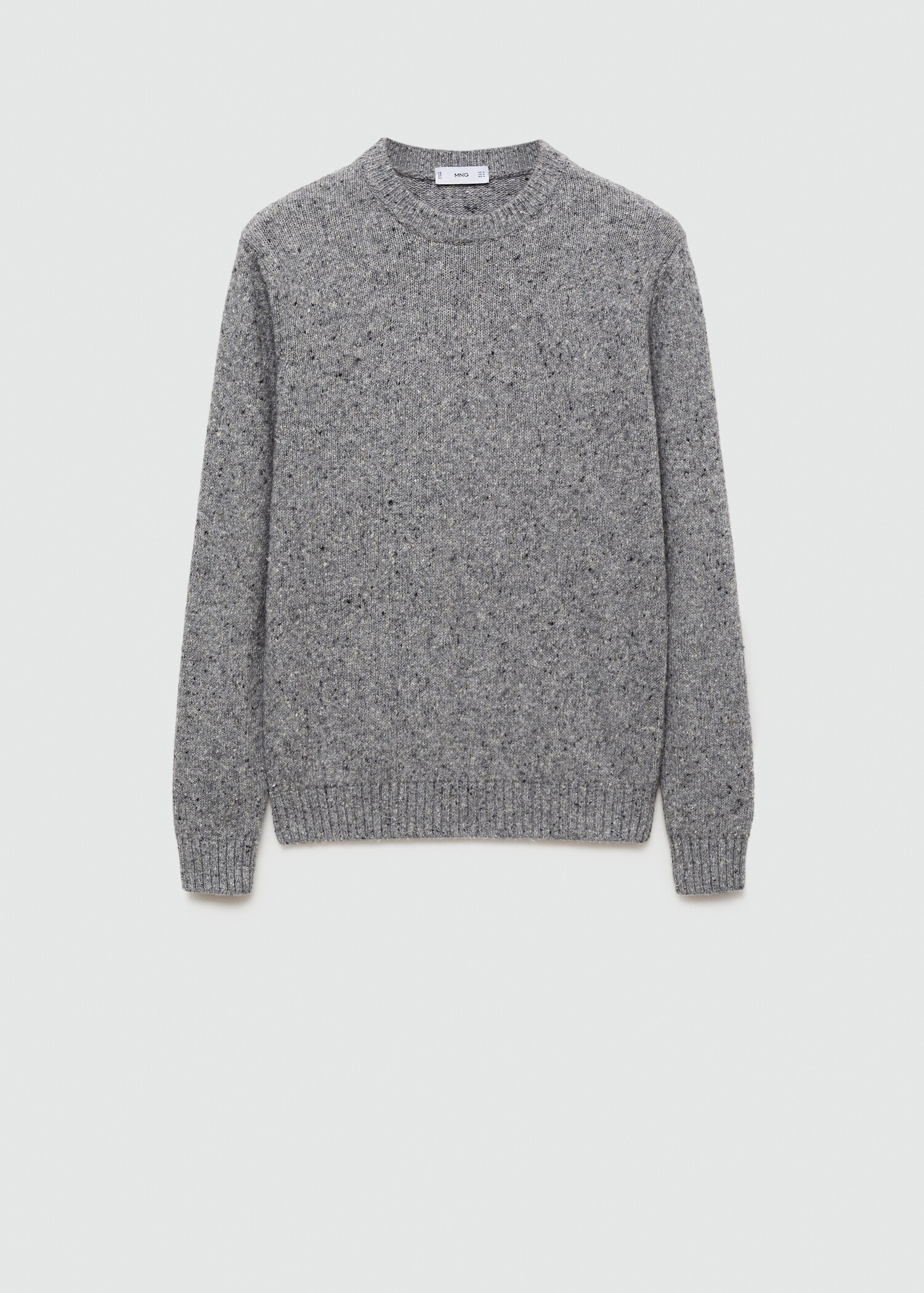 Pull-over maille laine chinée - Article sans modèle