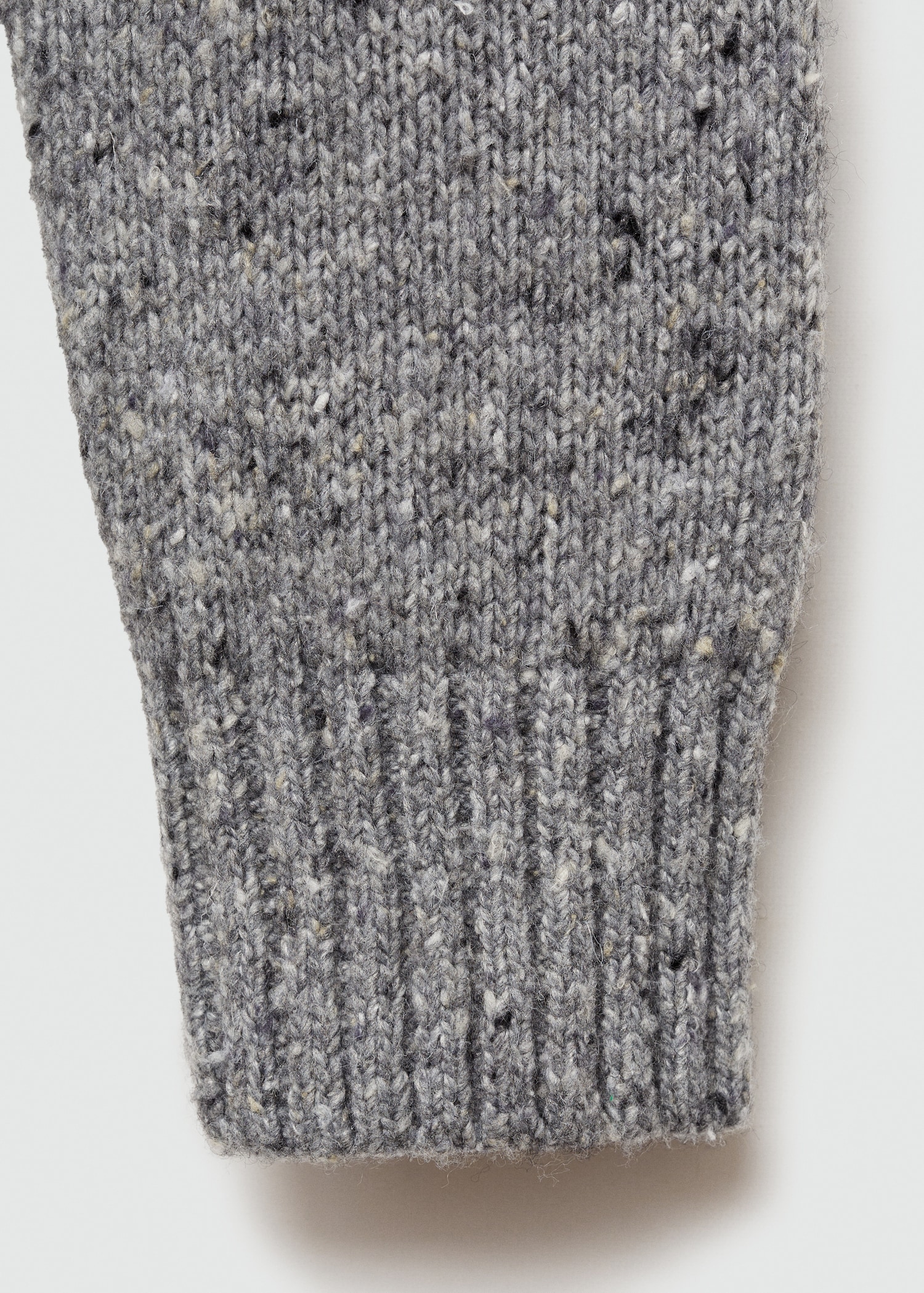 Pull-over maille laine chinée - Détail de l'article 0