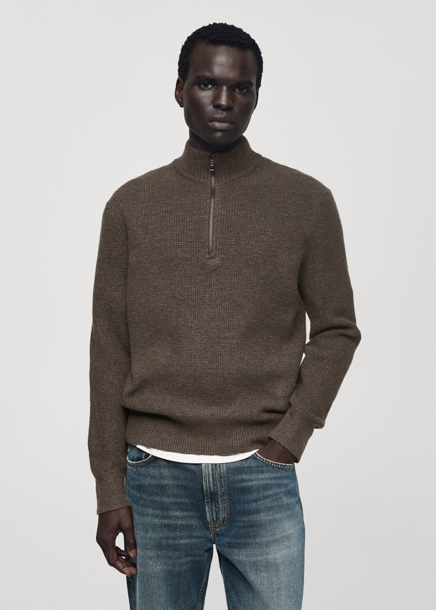 Jersey punto cuello perkins - Plano medio