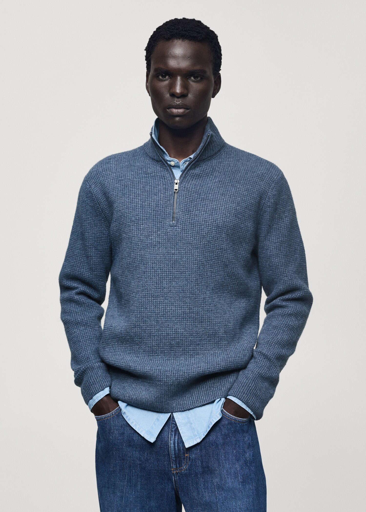 Jersey punto cuello perkins - Plano medio