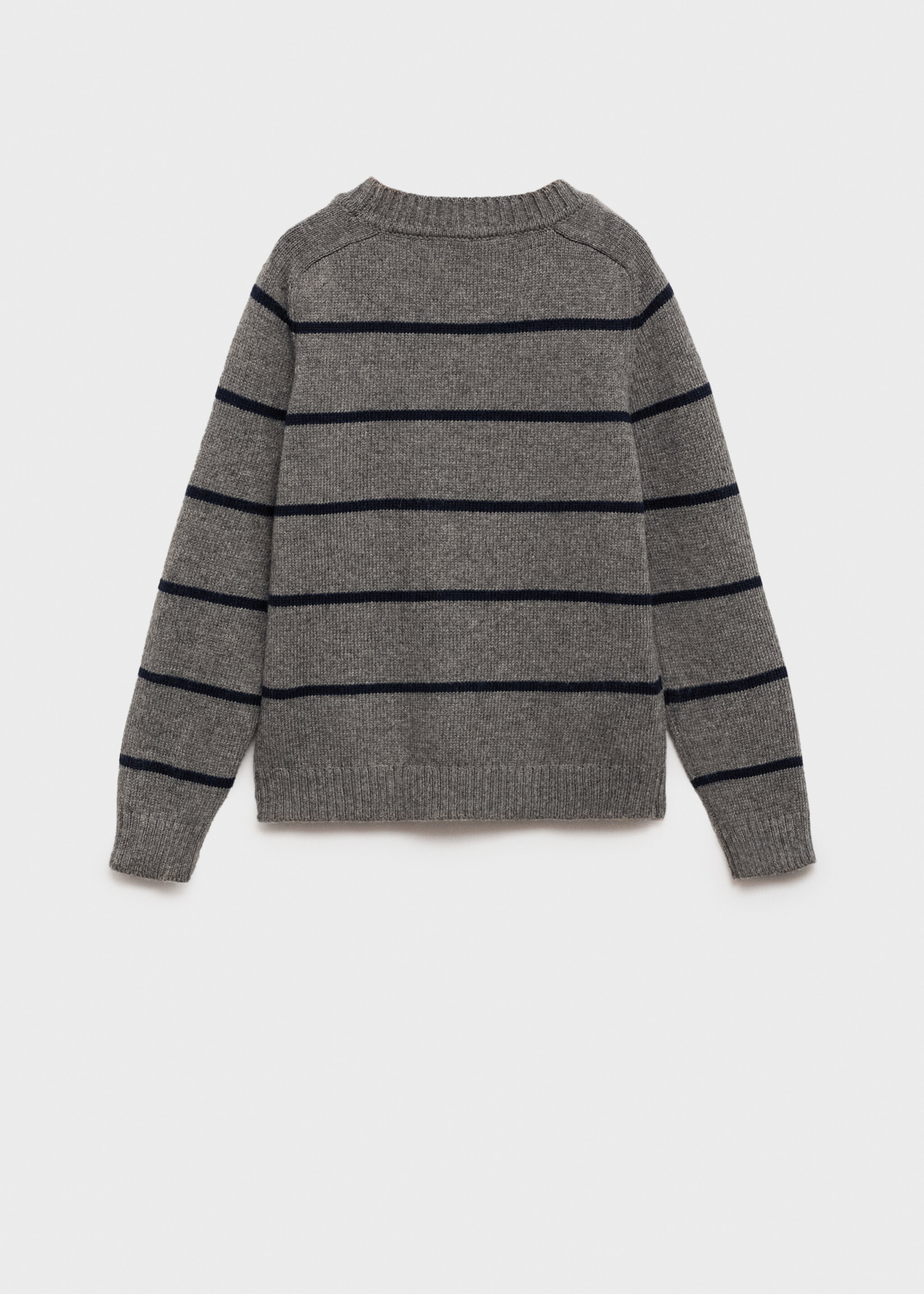 Knit striped sweater - Reverse of the article