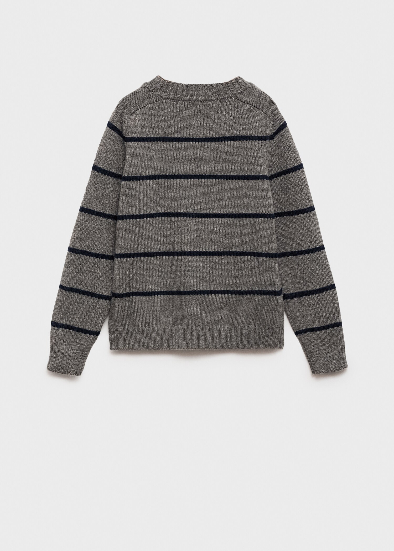 Knit striped sweater - Reverse of the article