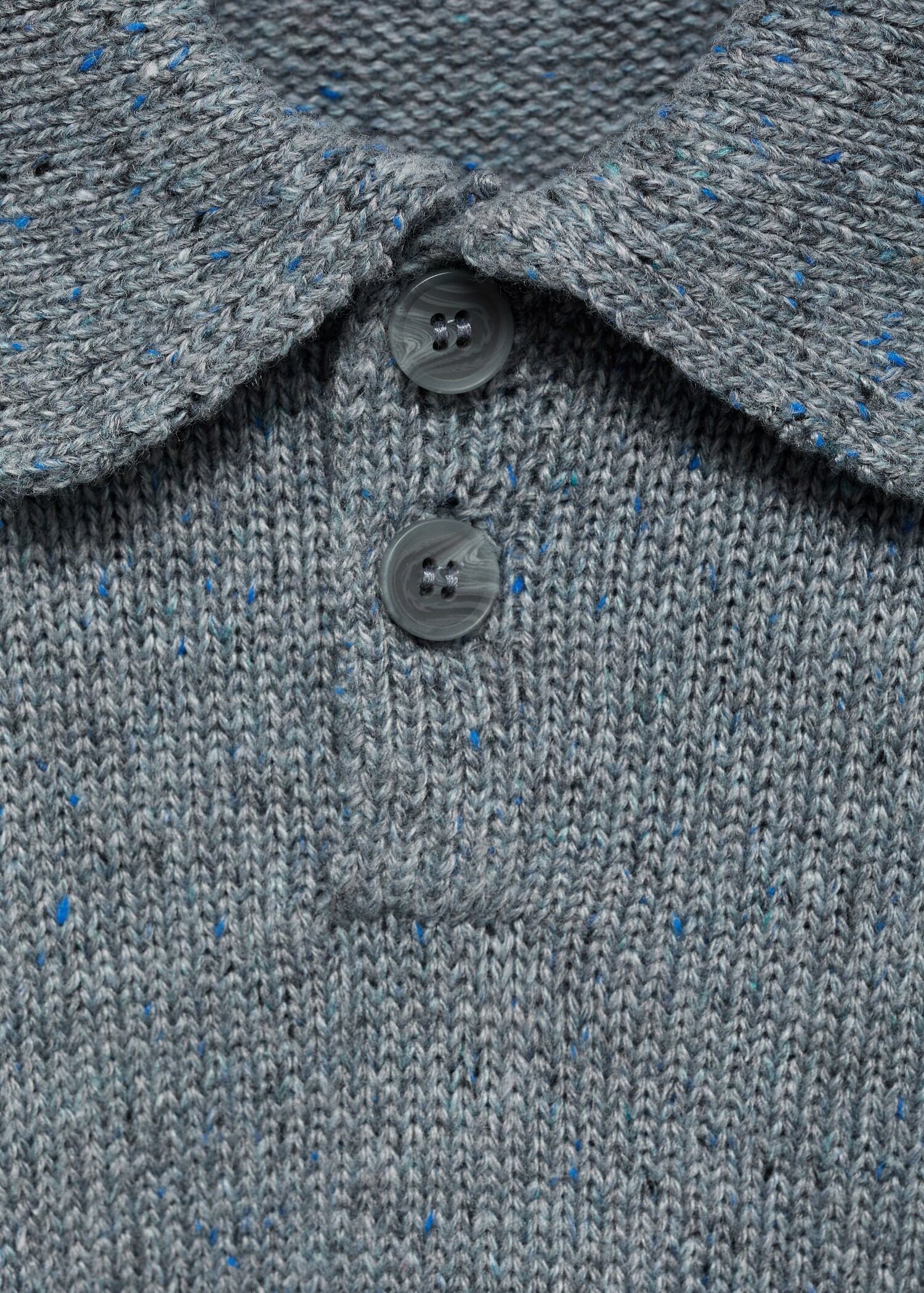 Polo-neck knitted sweater - Details of the article 8