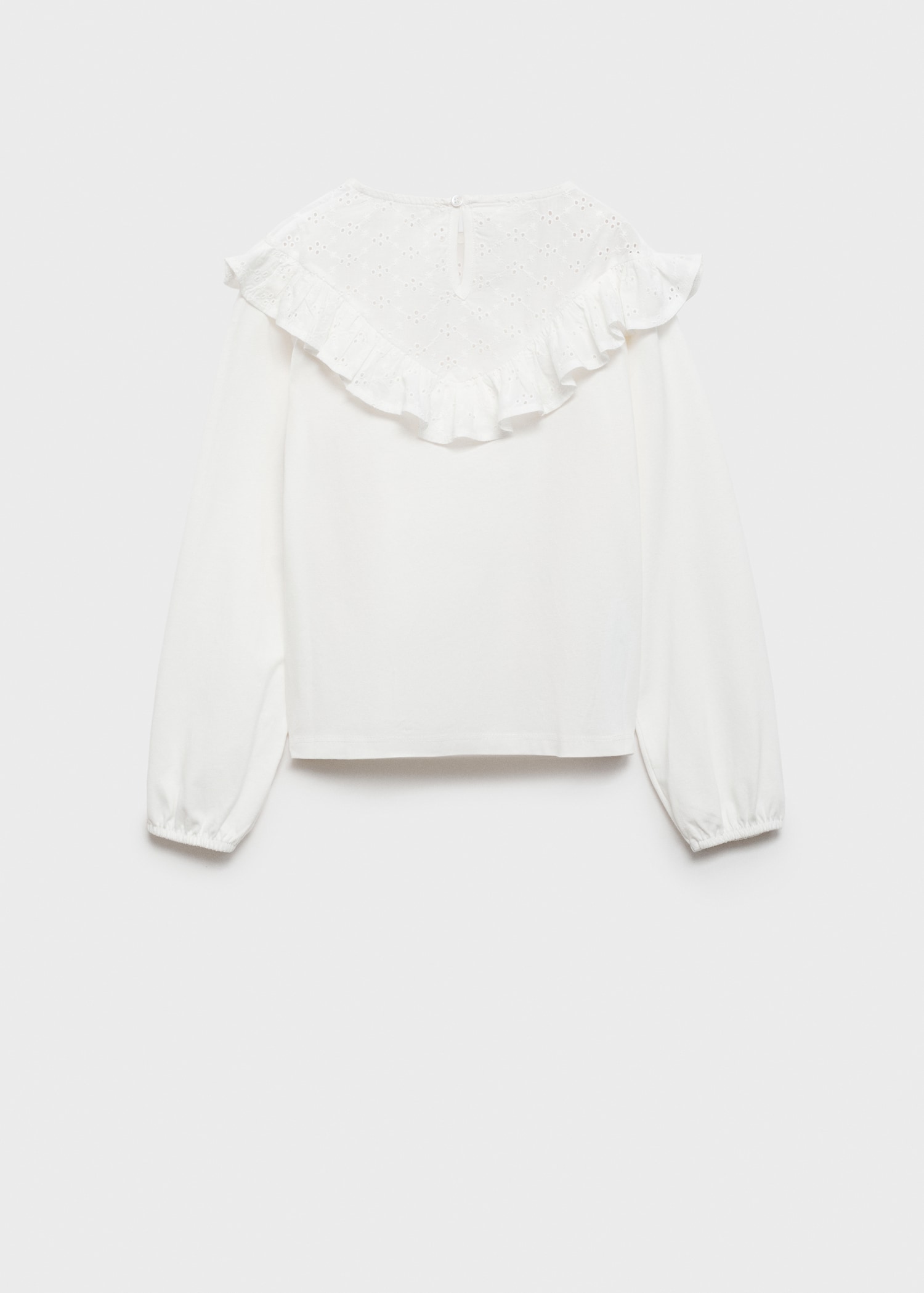 Embroidered detail T-shirt - Reverse of the article