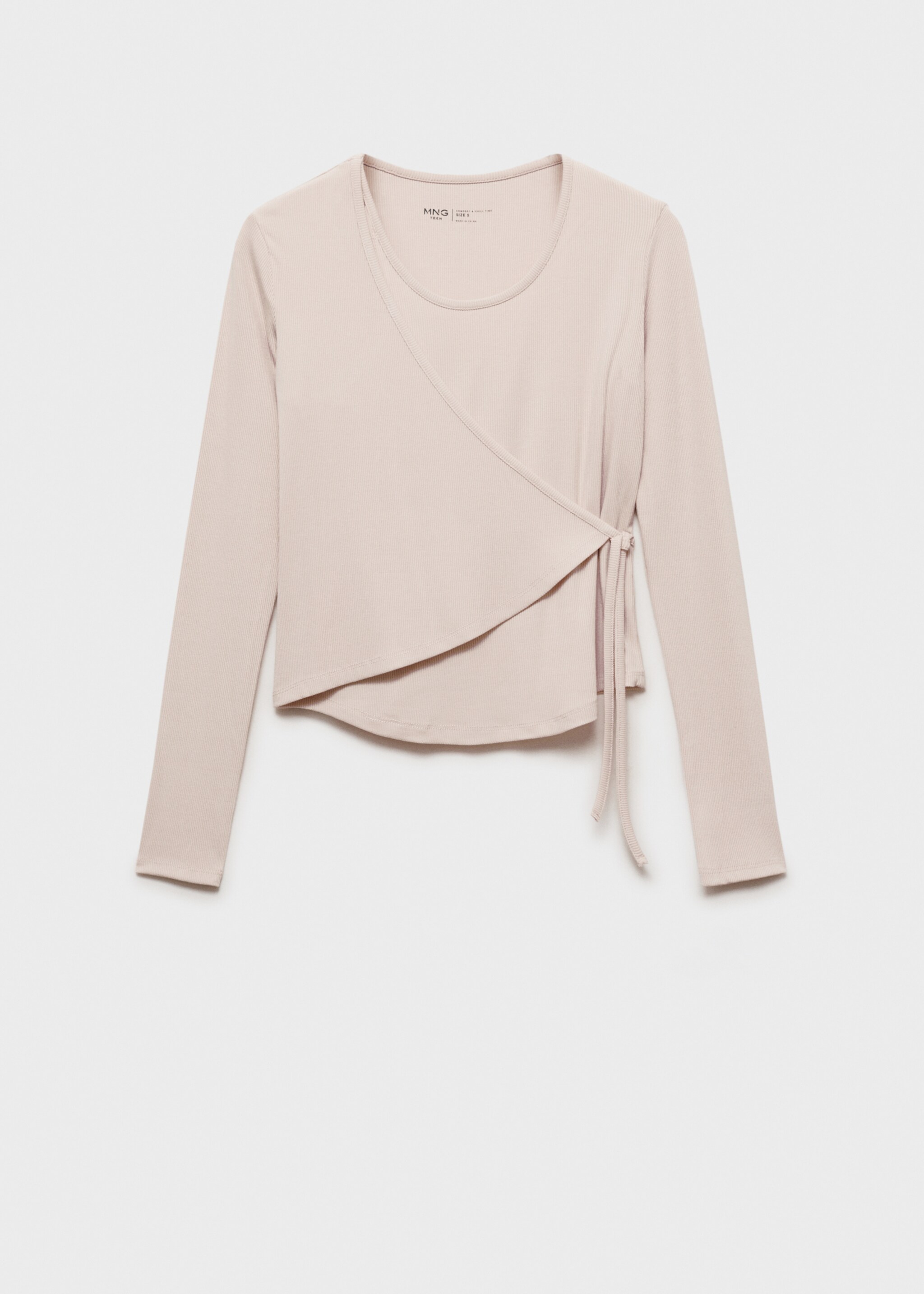 T-shirt croisé nœud - Article sans modèle