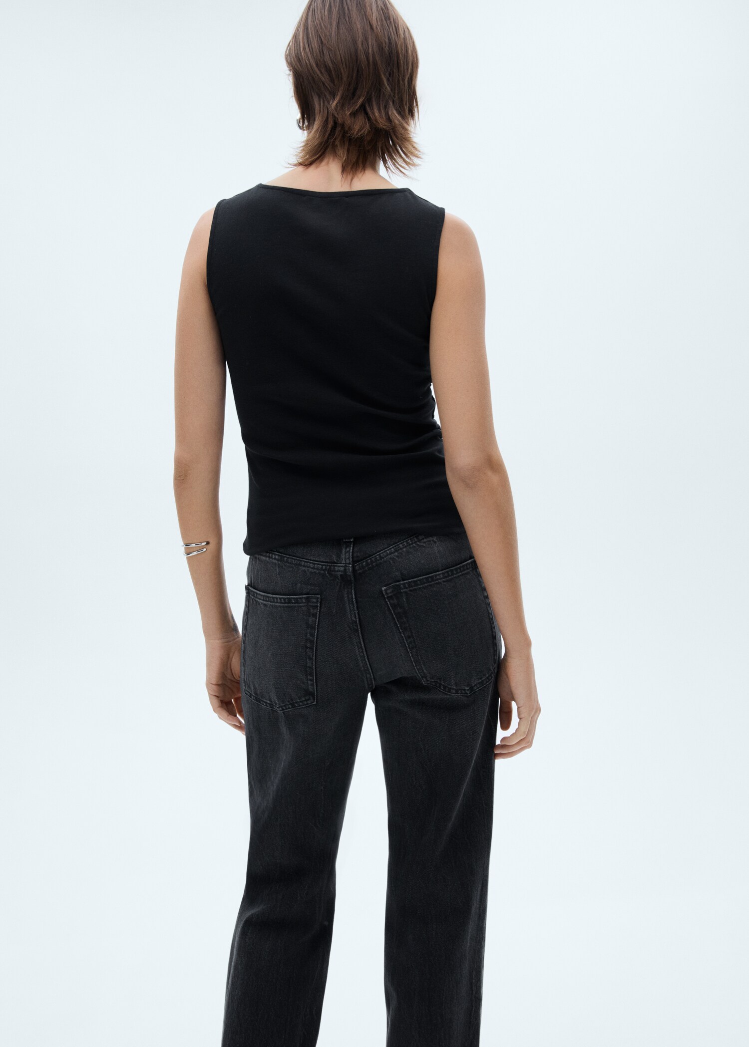 Cotton sequin top - Reverse of the article