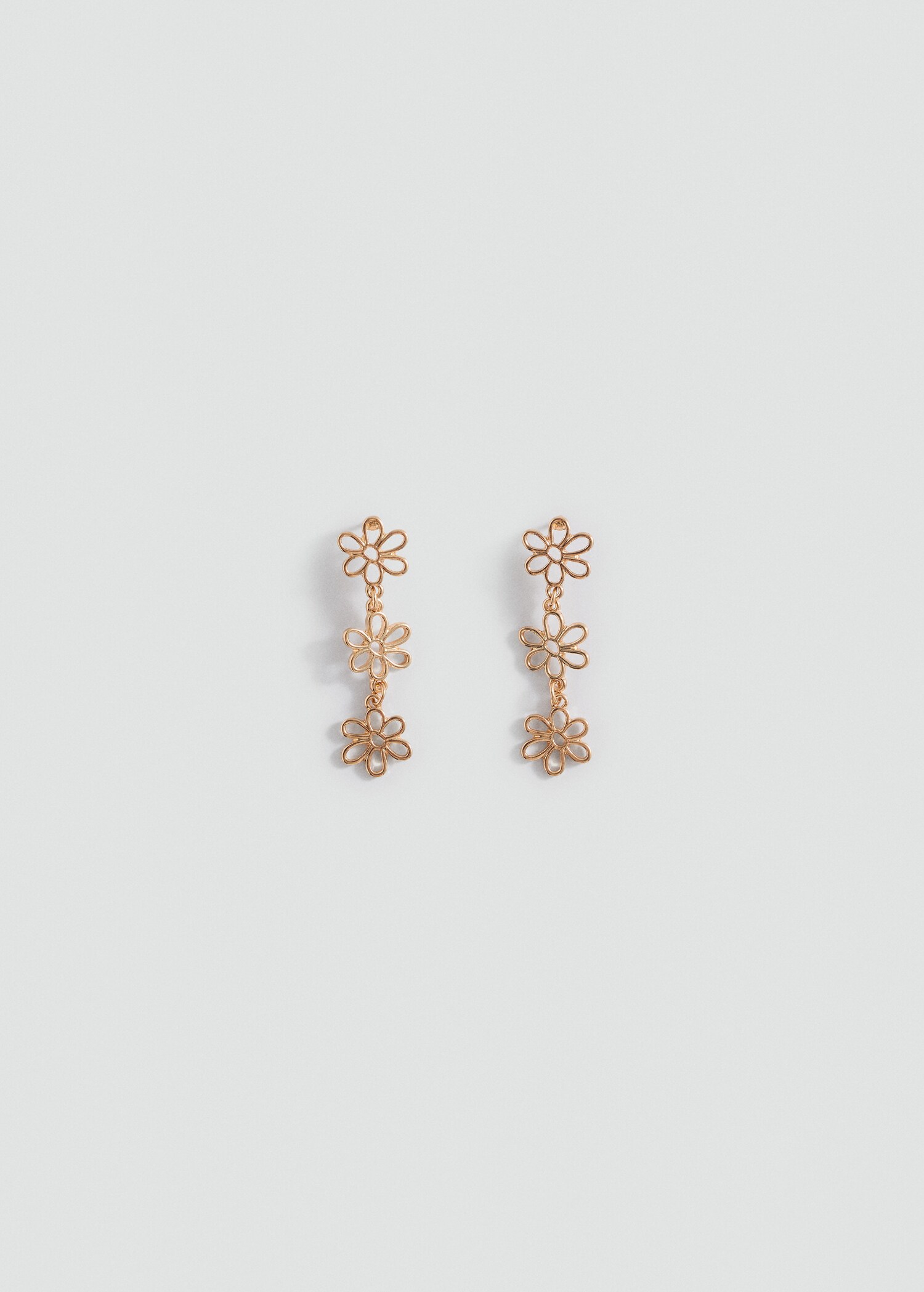 Flower pendant earrings - Article without model