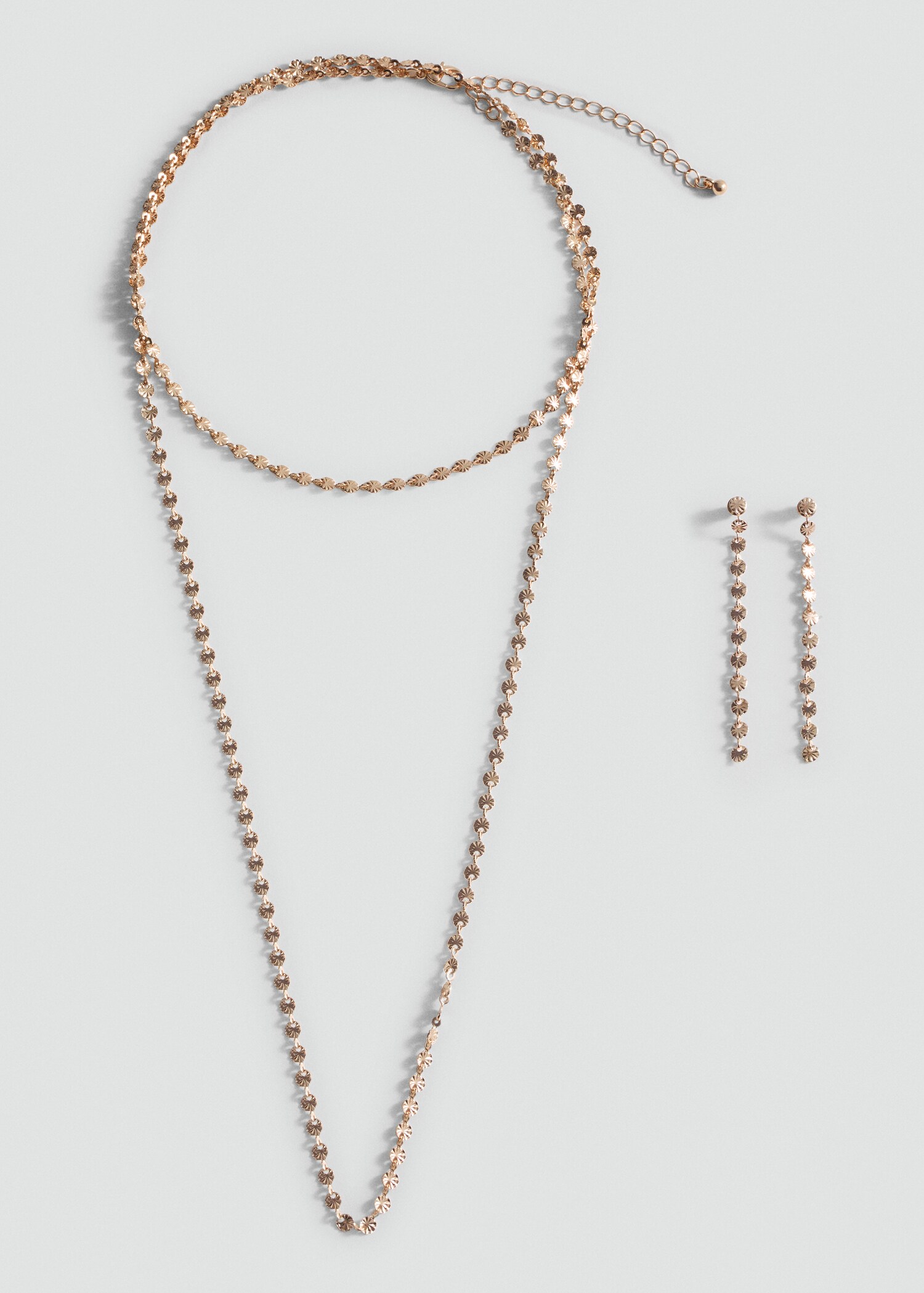 Ensemble collier et boucles d'oreilles - Article sans modèle