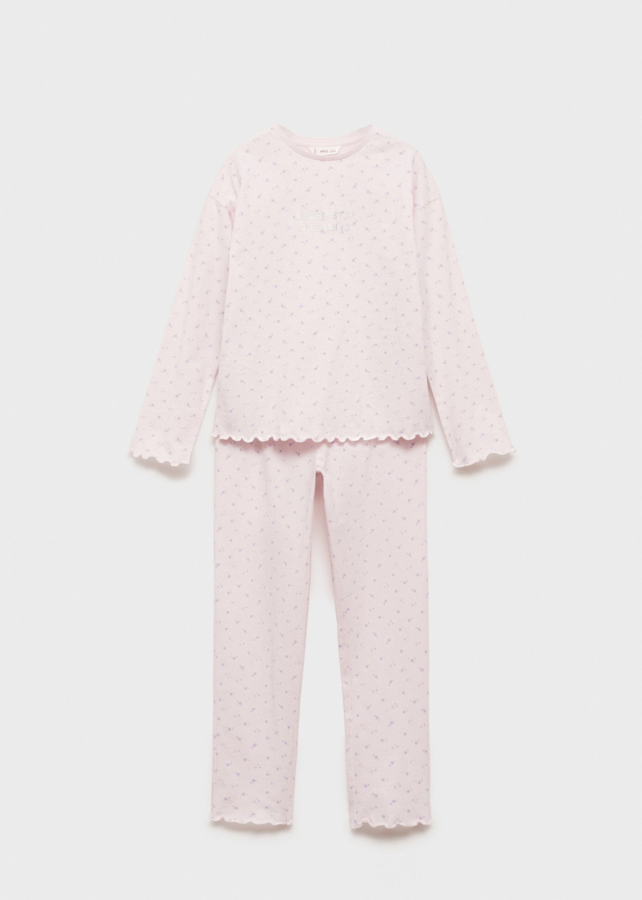 Tryckt lång pyjamas - Artikel utan modell