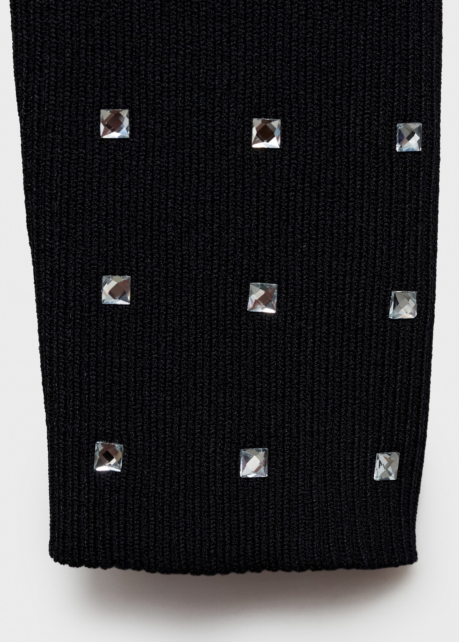 Robe maille détail strass - Détail de l'article 0