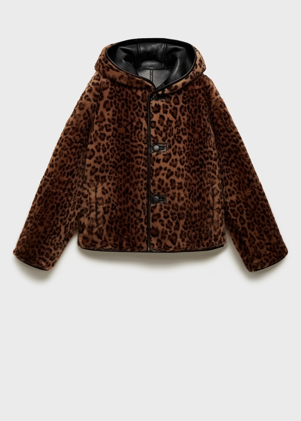 Reversible leopard-print jacket - Women | MANGO USA Reversible leopard-print jacket - Women | MANGO USA