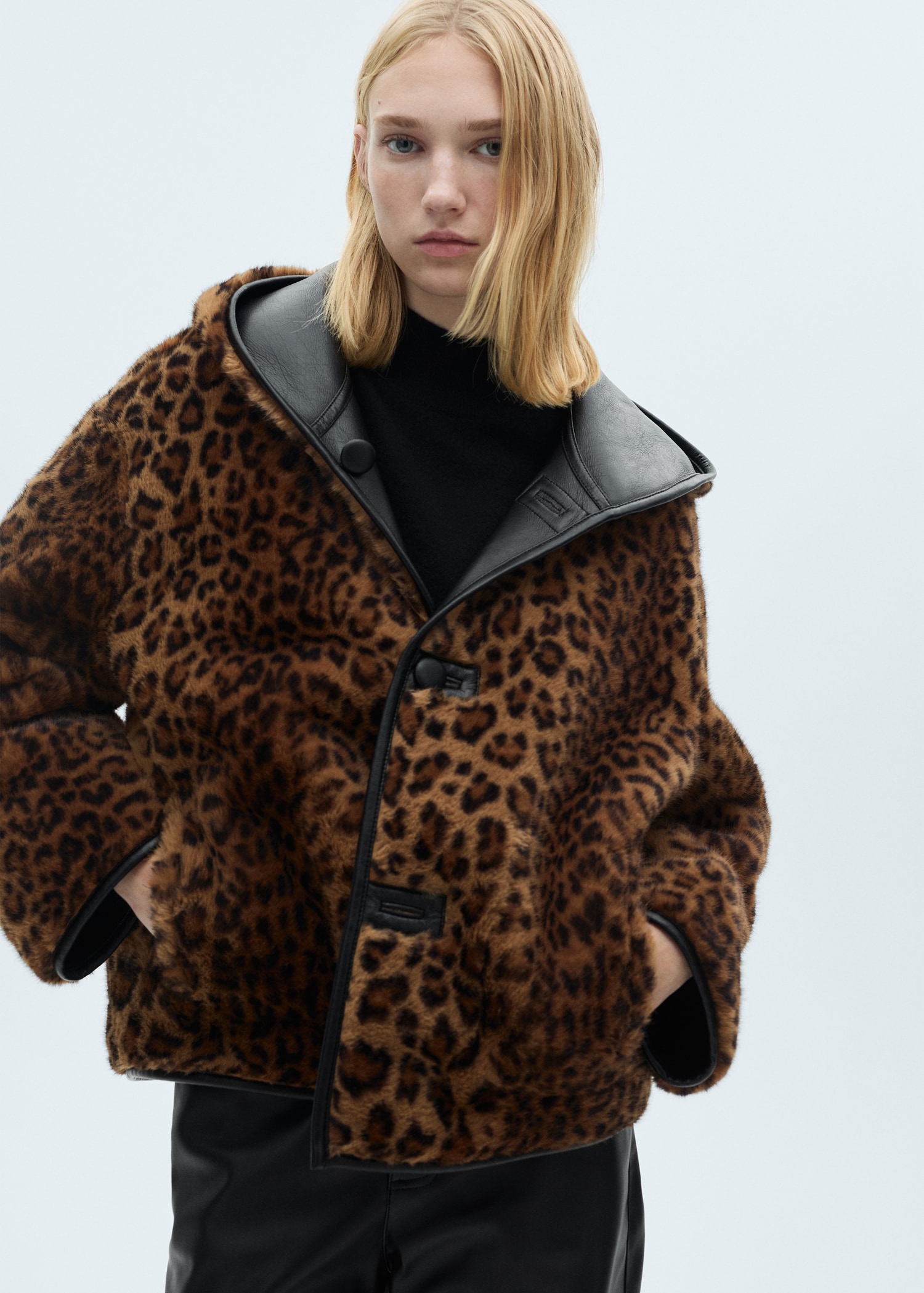 Blouse Manteau Léopard Mango Manteau Long Léopard Femme MANGO