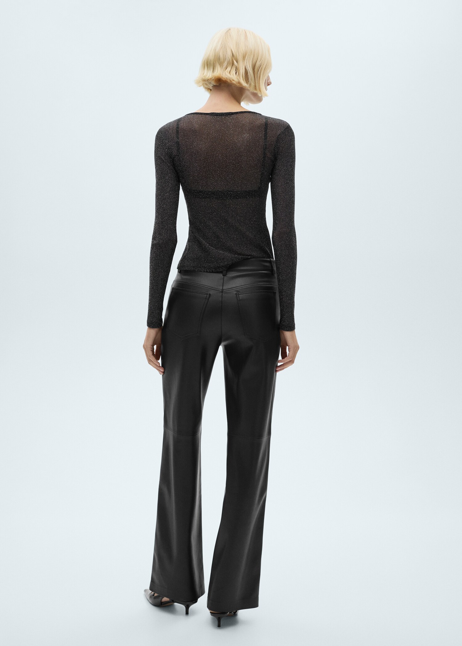 T-shirt Lurex semi-transparent - Verso de l’article