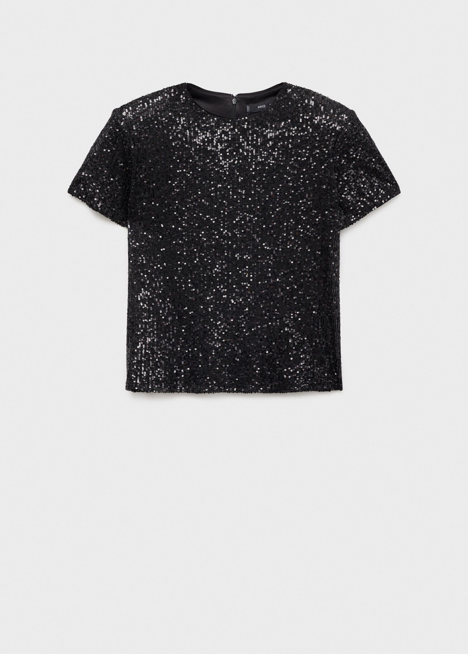 T-shirt manches courtes paillettes - Article sans modèle