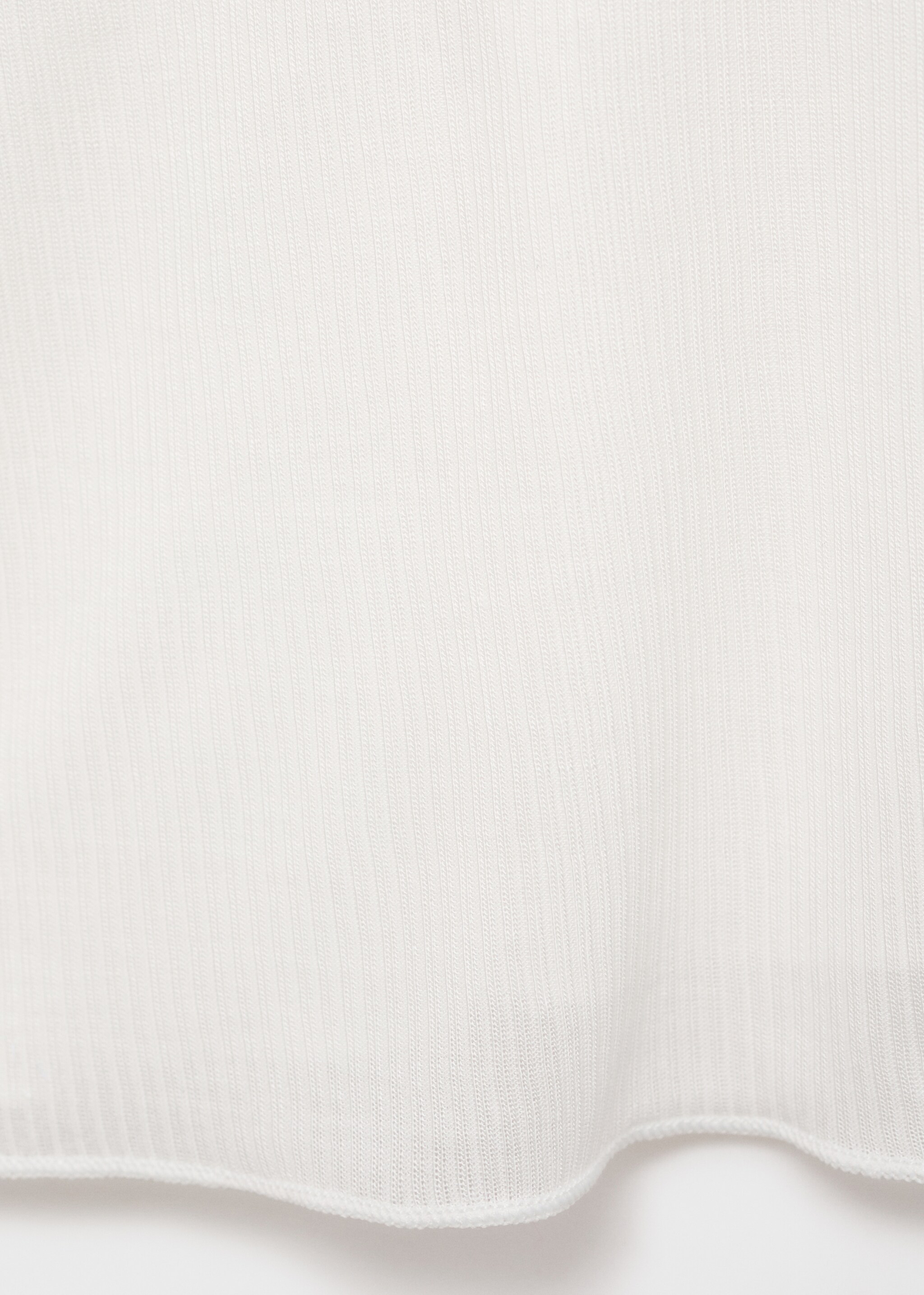 Fine ribbed knit top - Деталь изделия 0