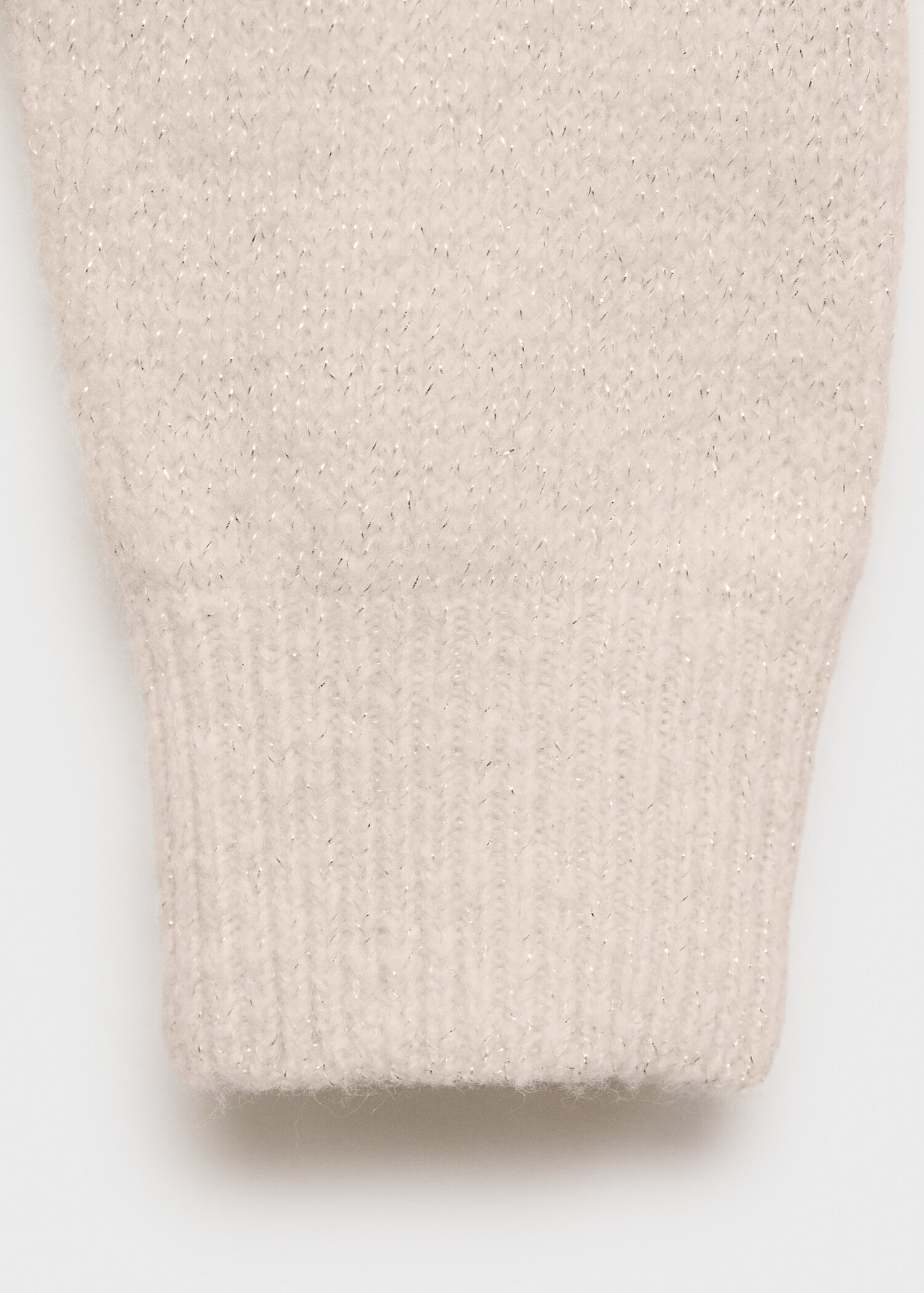 Knitted sweater with perkins neck - Details of the article 0