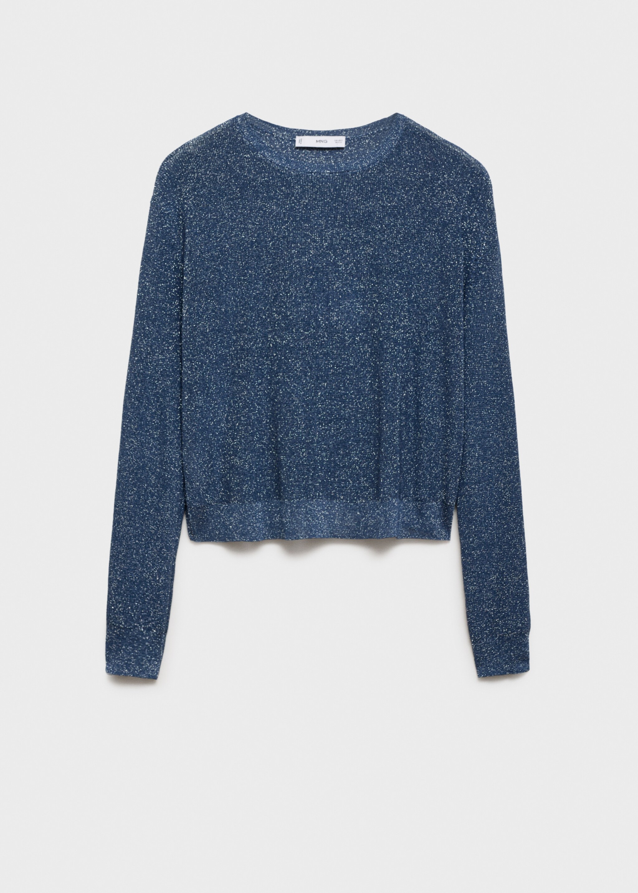 Crewneck lurex sweater - Article without model