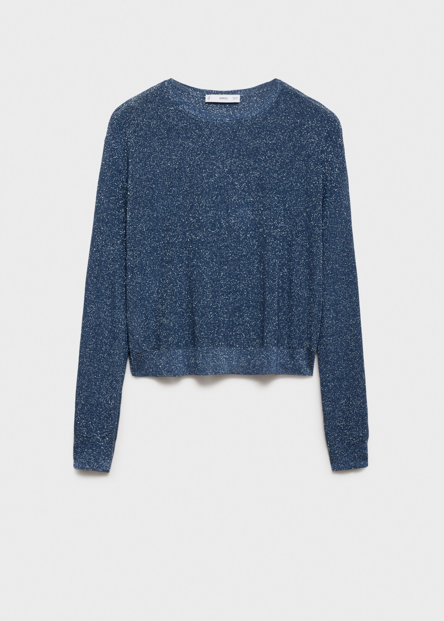 Crewneck lurex sweater - Article without model