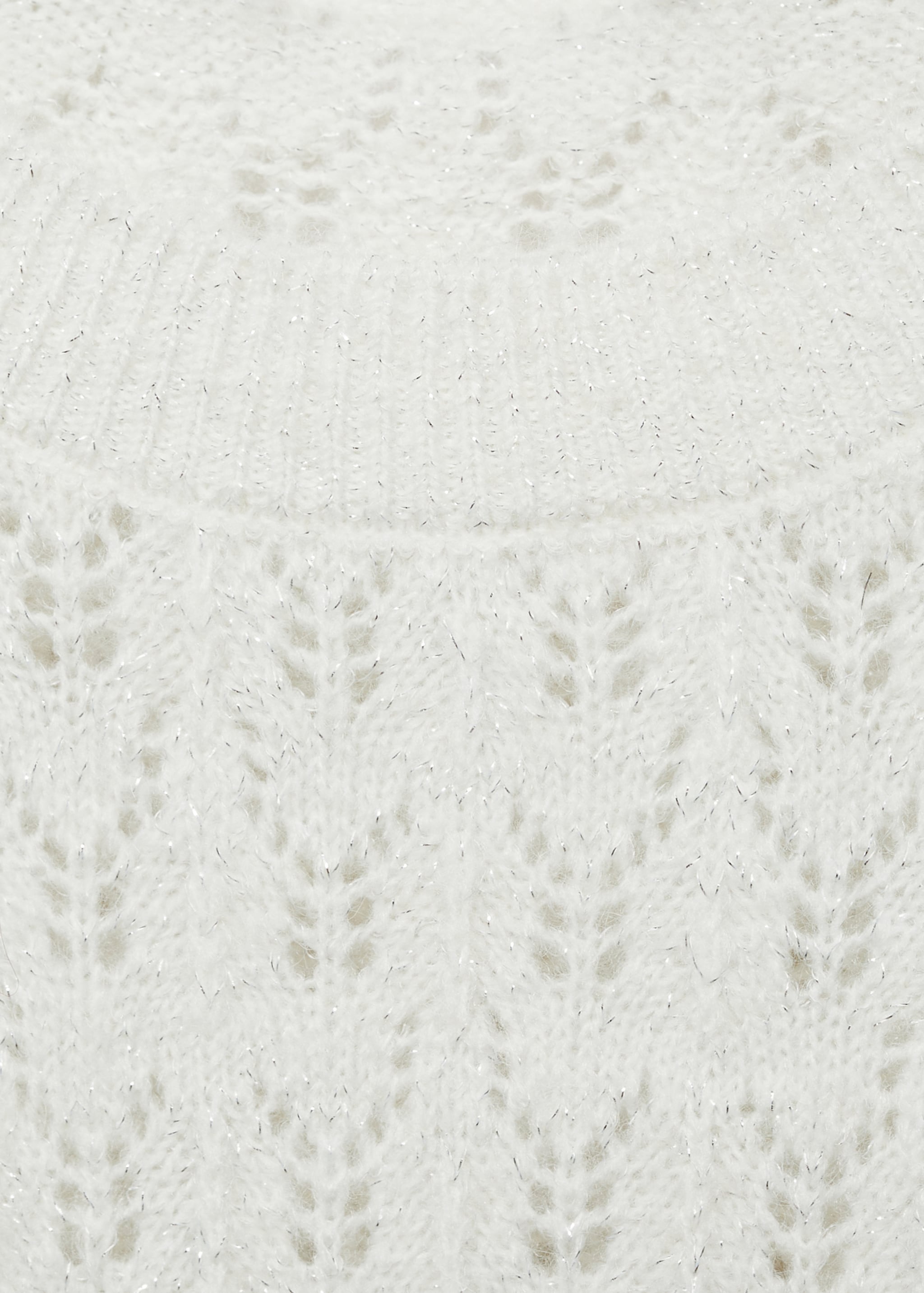 Openwork sweater with lúrex details - Details of the article 8