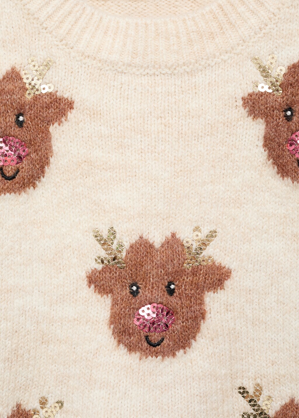 Reindeer print sweater online