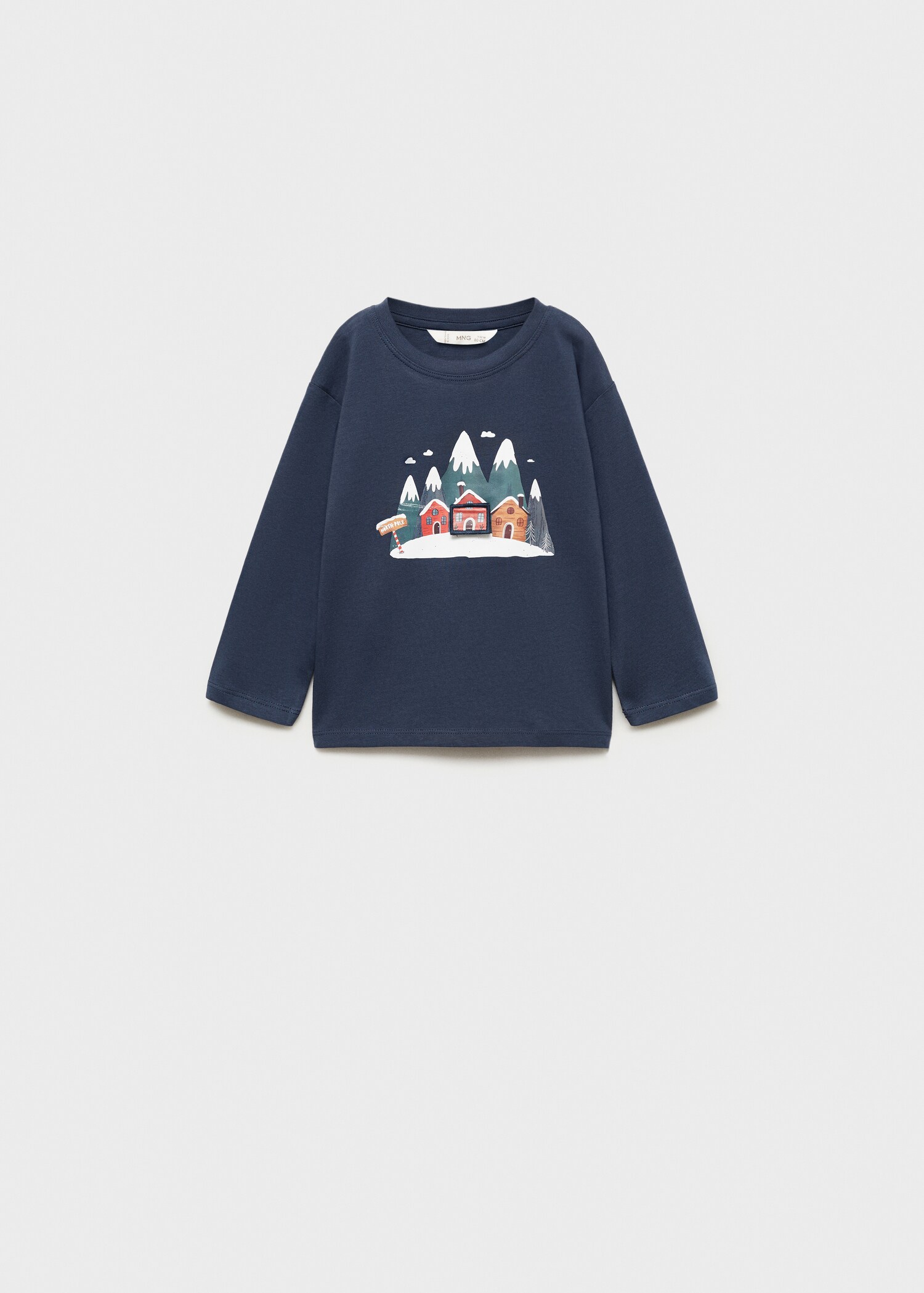 Christmas-print t-shirt - Article without model