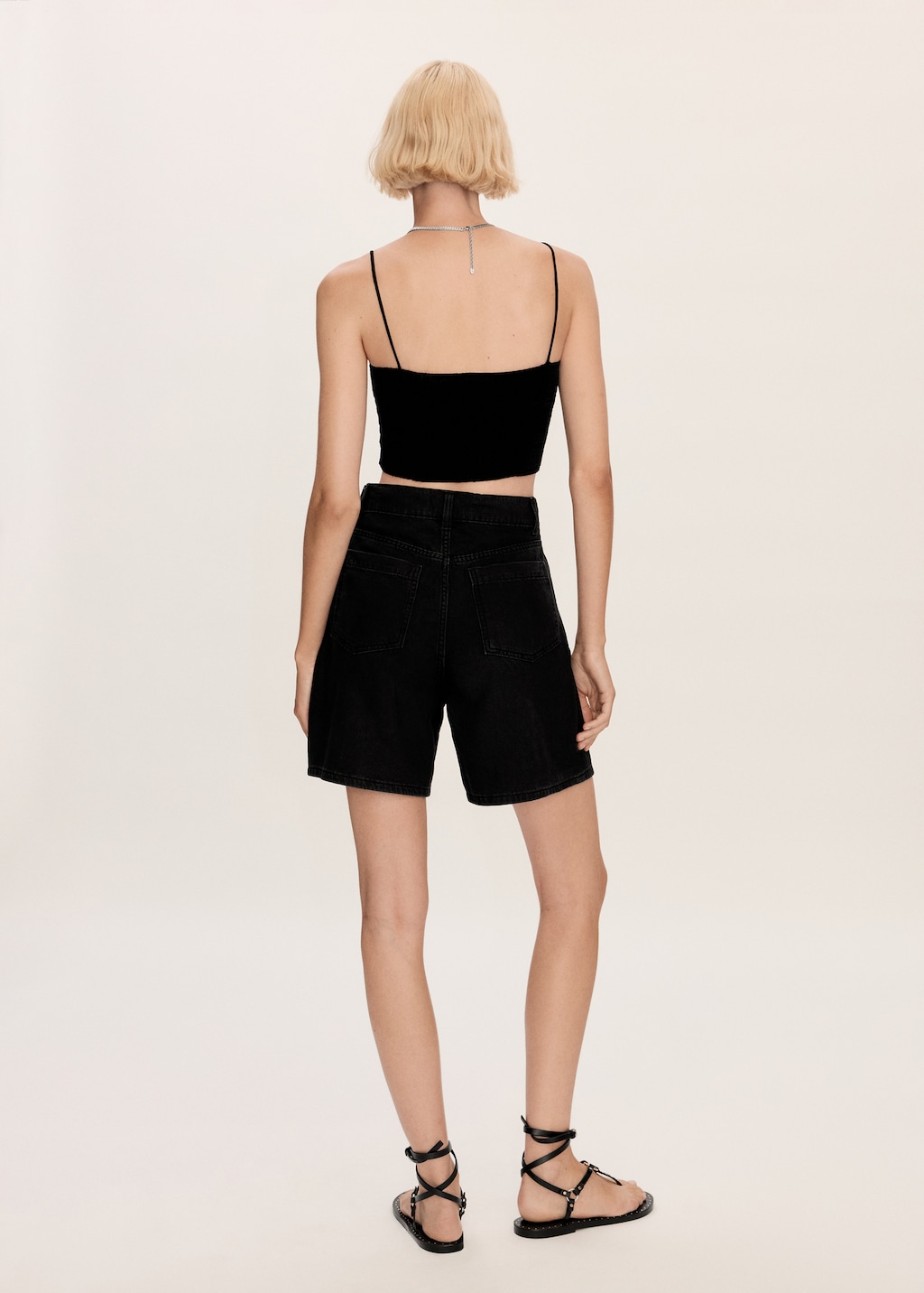 Shorts vaqueros rectos