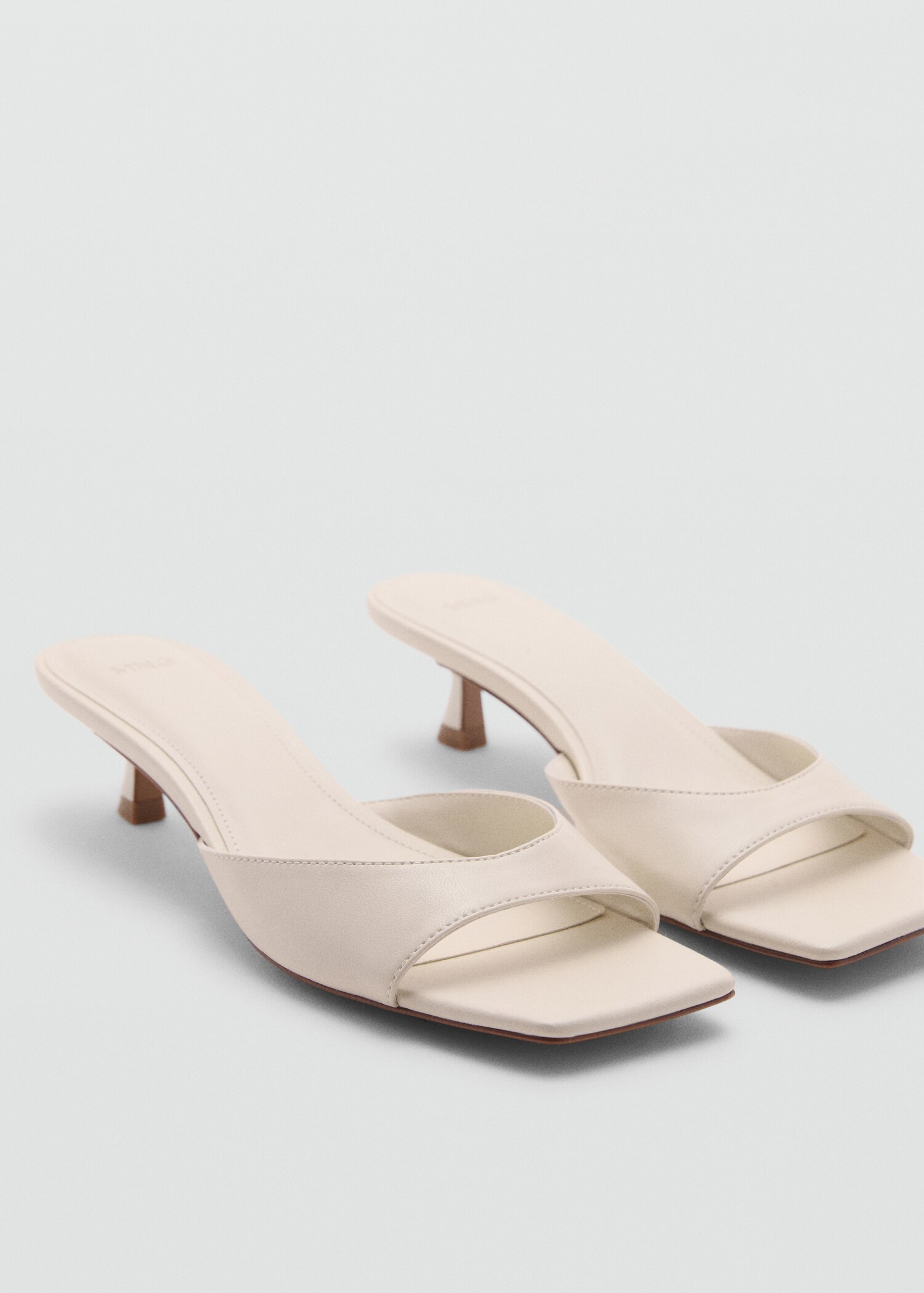 Heel non-structured sandals - Medium plane