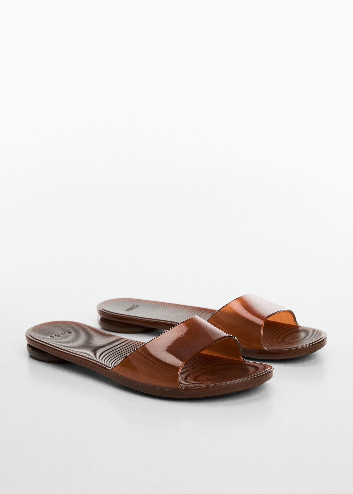 Semitransparent strap sandal - Medium plane