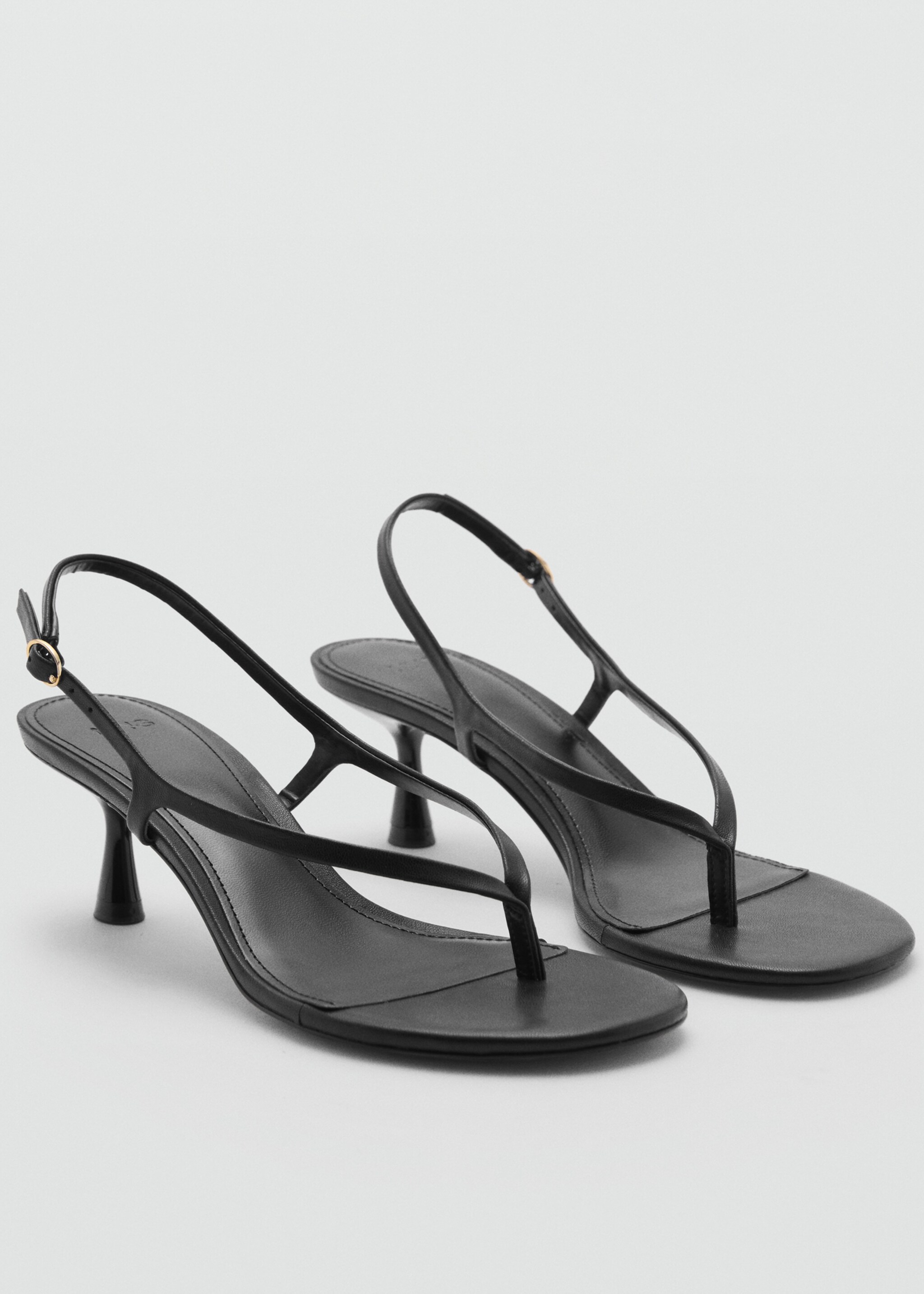 Kitten heel sandals - Medium plane