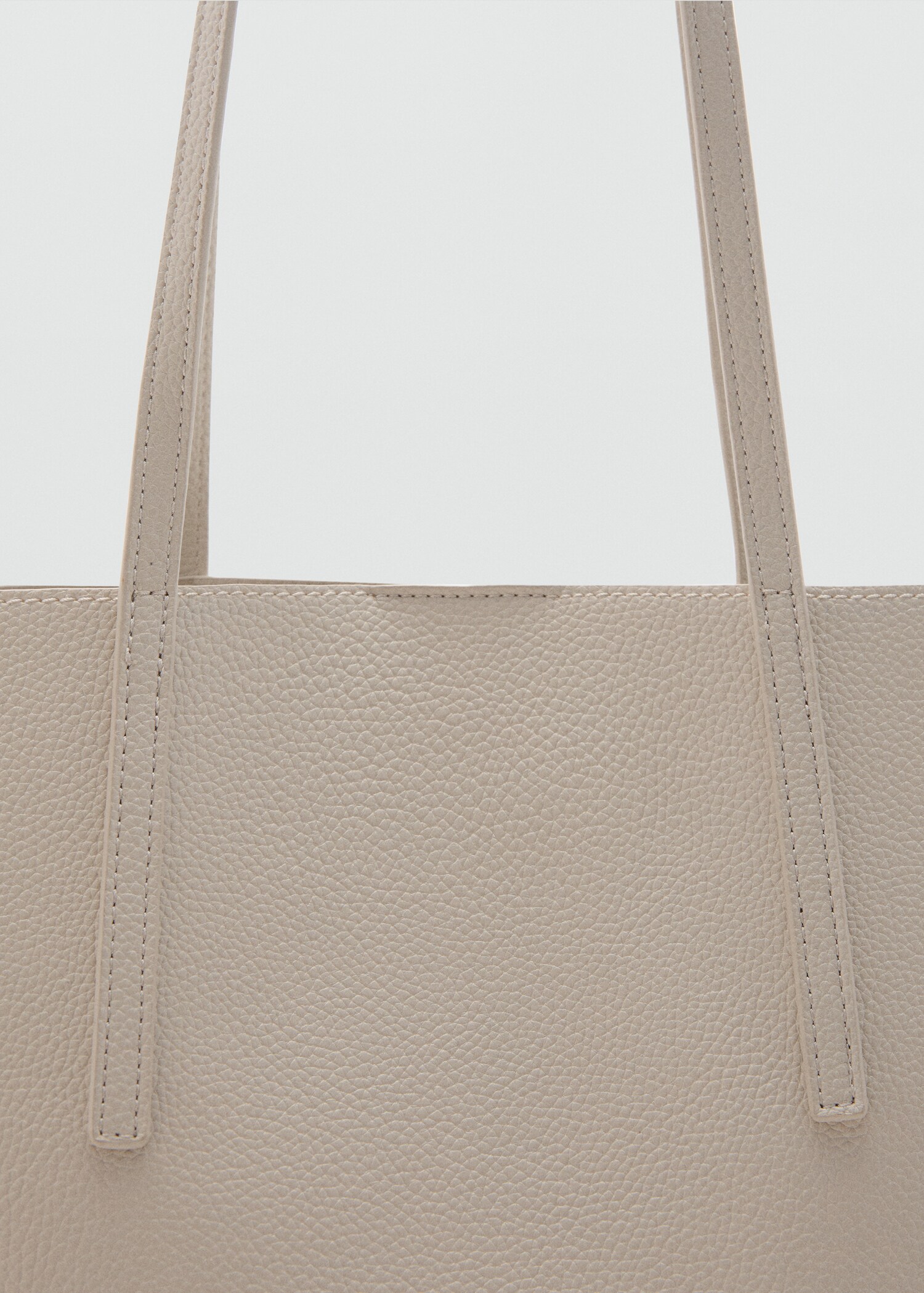 Sac shopper effet grainé - Détail de l'article 1