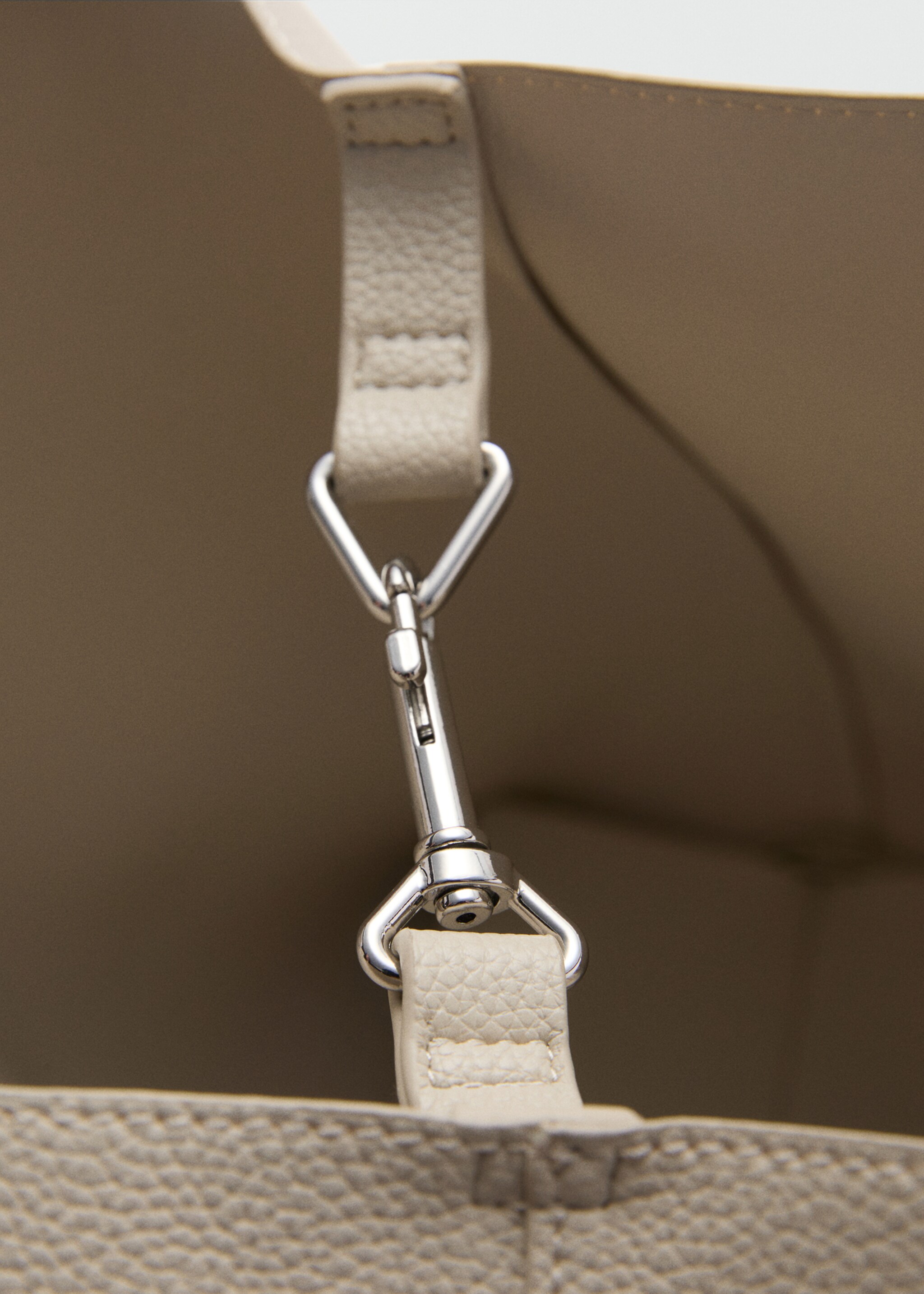Bolso shopper efecto abatanado - Detalle del artículo 2