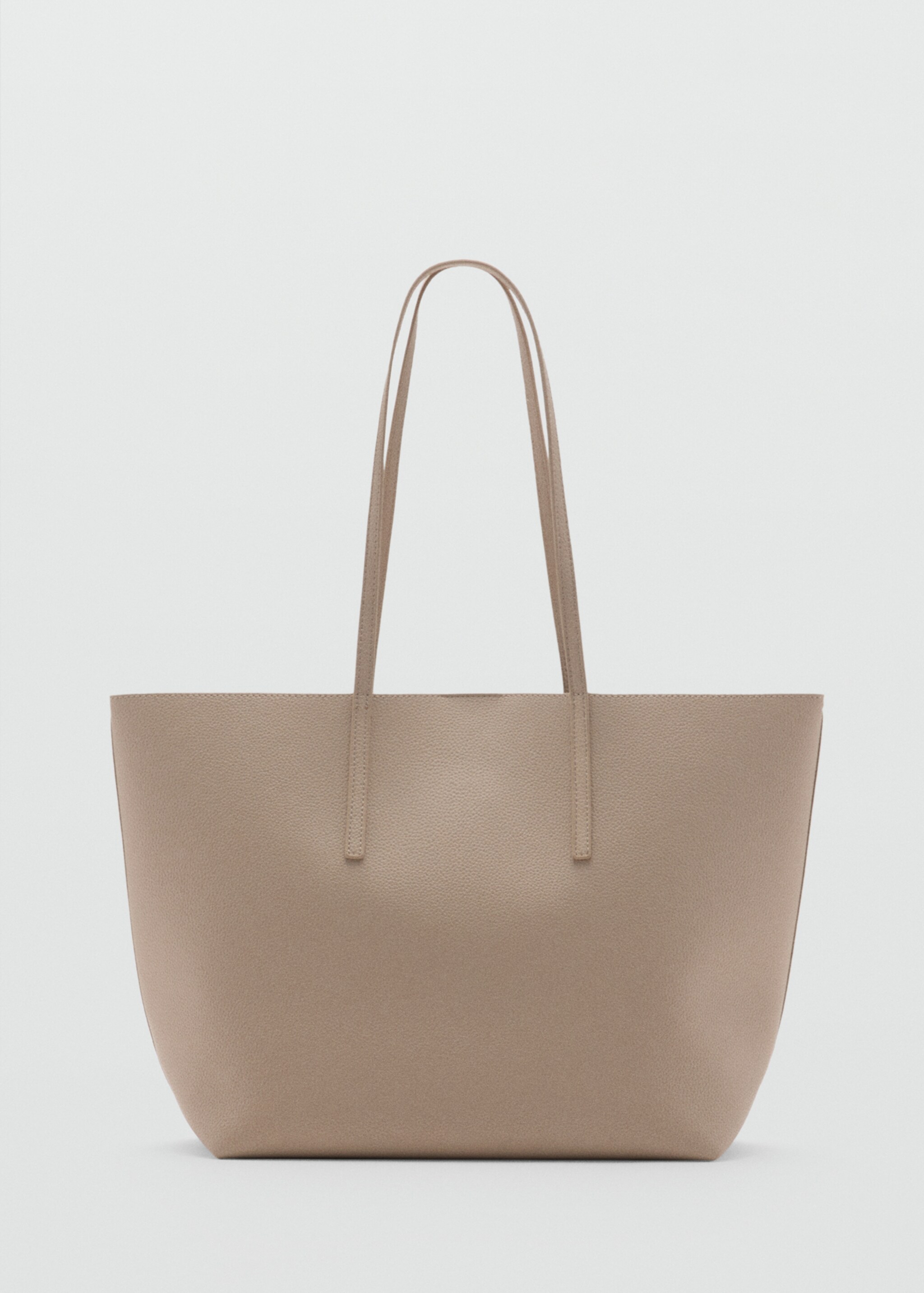 Bolso shopper efecto abatanado - Artículo sin modelo