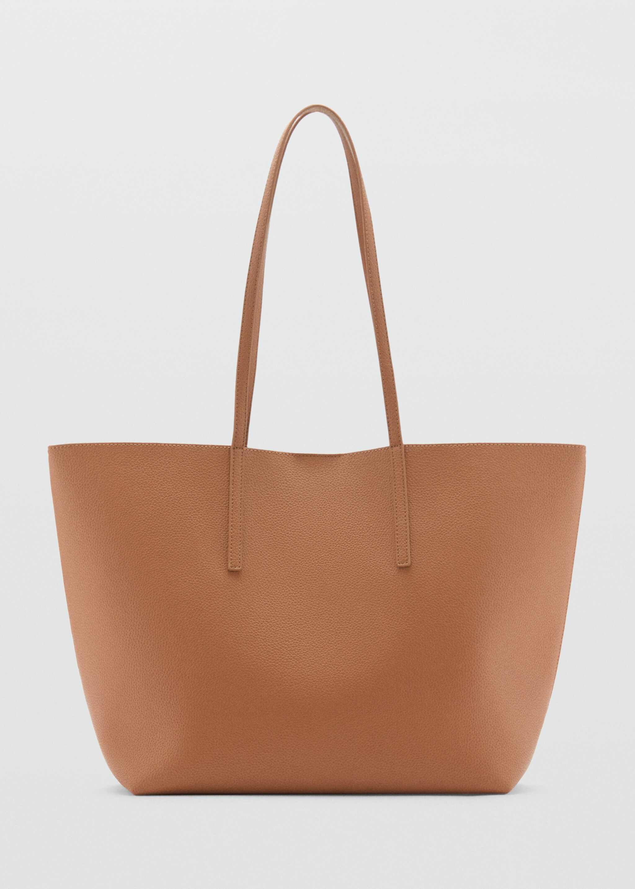 Bolso shopper efecto abatanado - Artículo sin modelo