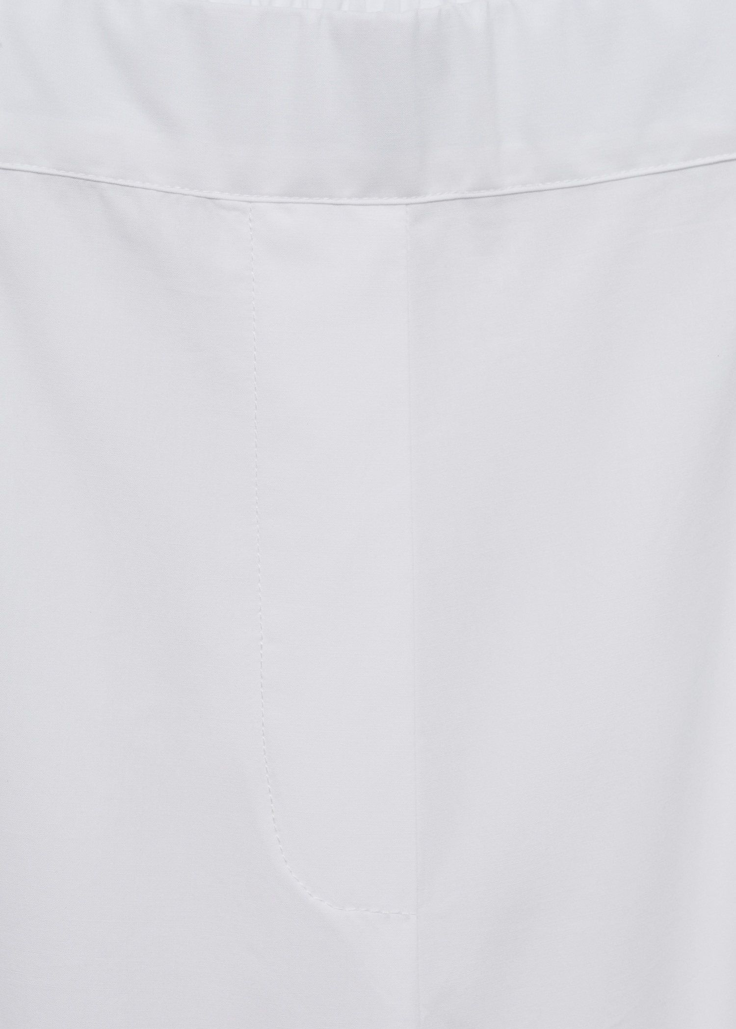 Cotton wideleg trousers - Details of the article 0