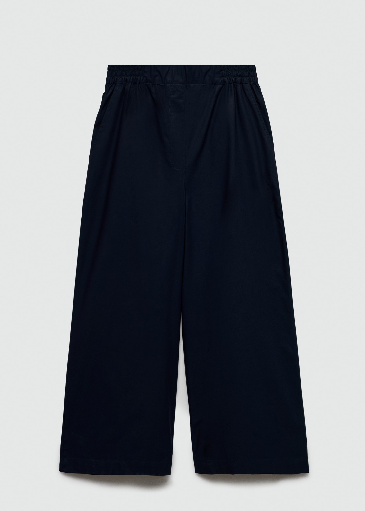 Cotton wideleg trousers - Article without model