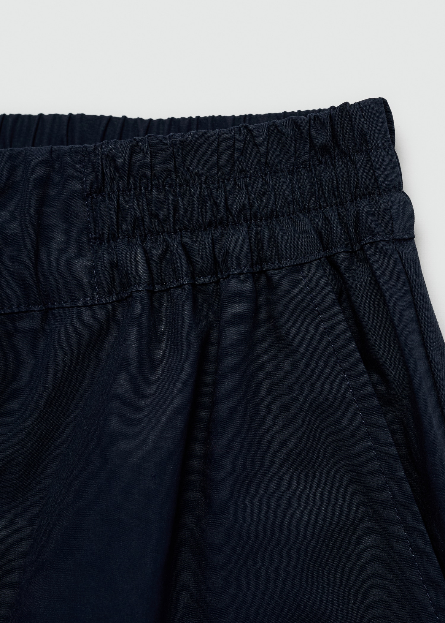 Cotton wideleg trousers - Details of the article 8