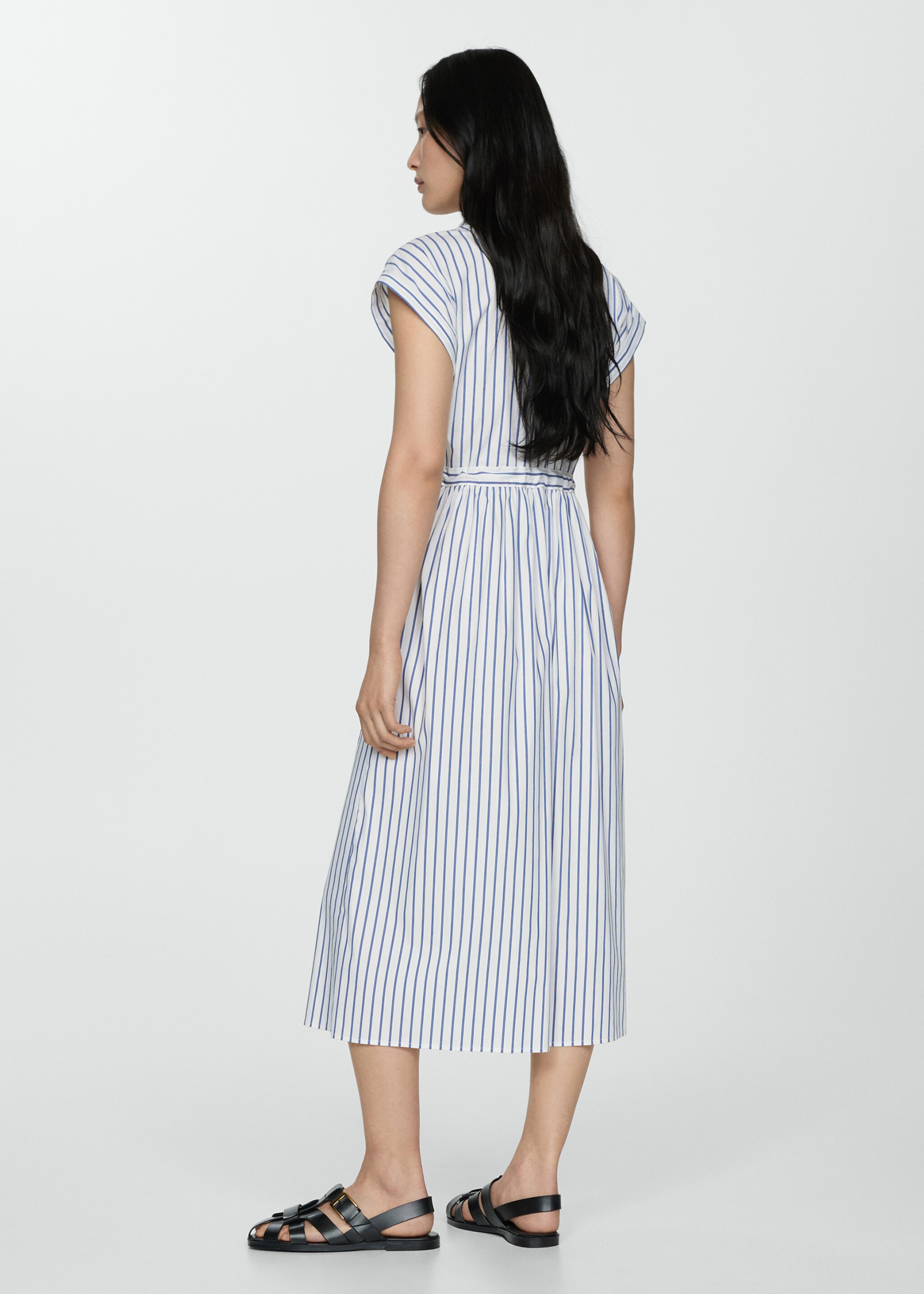 Bow shirt dress - Reverse of the article