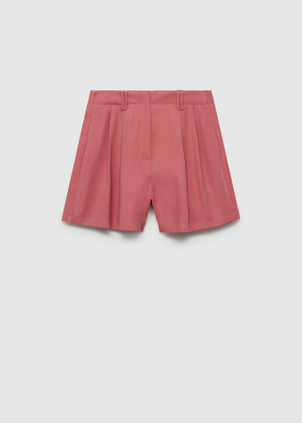 Shorts tiro medio pinzas